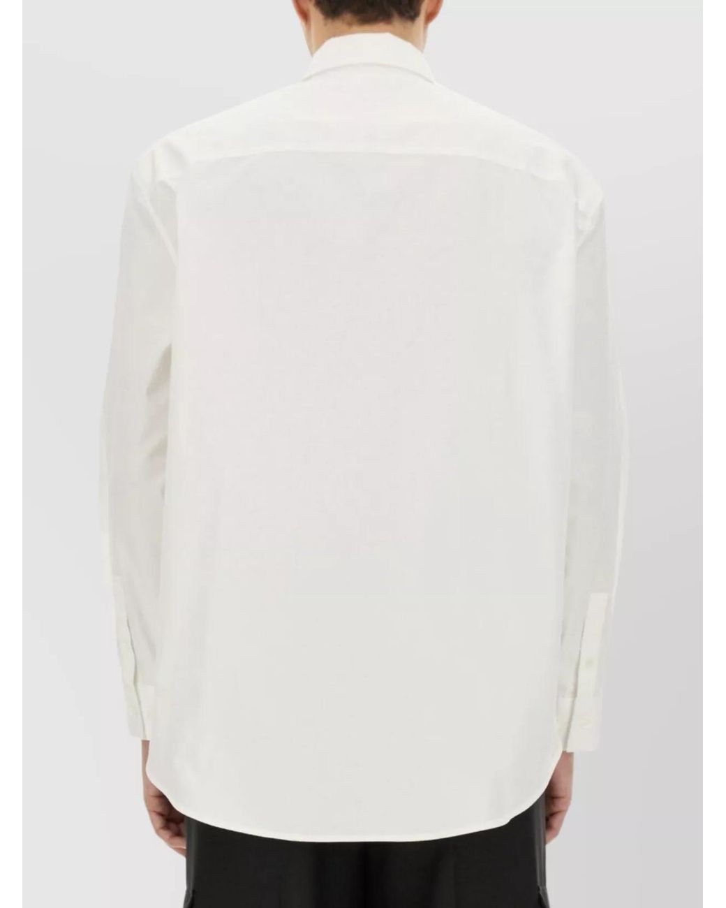 Off-White c/o Virgil Abloh White Cotton Logo-Print Shirt for men