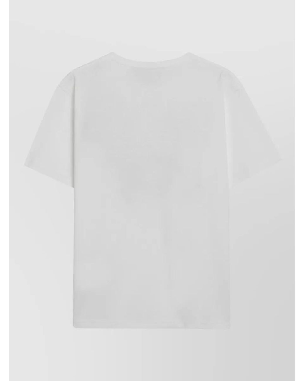 Valentino White Printed Cotton T-Shirt