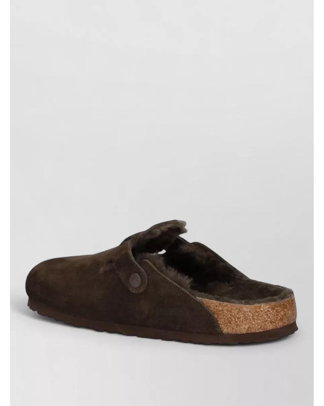 Birkenstock Brown Shearling Slippers