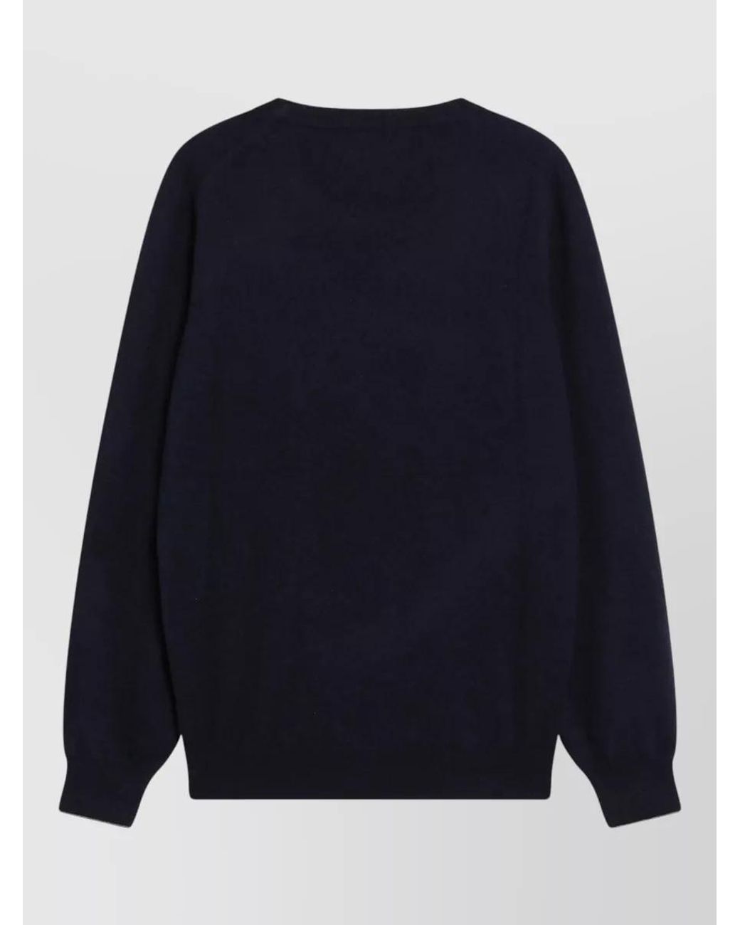 Brunello Cucinelli Blue Wool Jumper for men