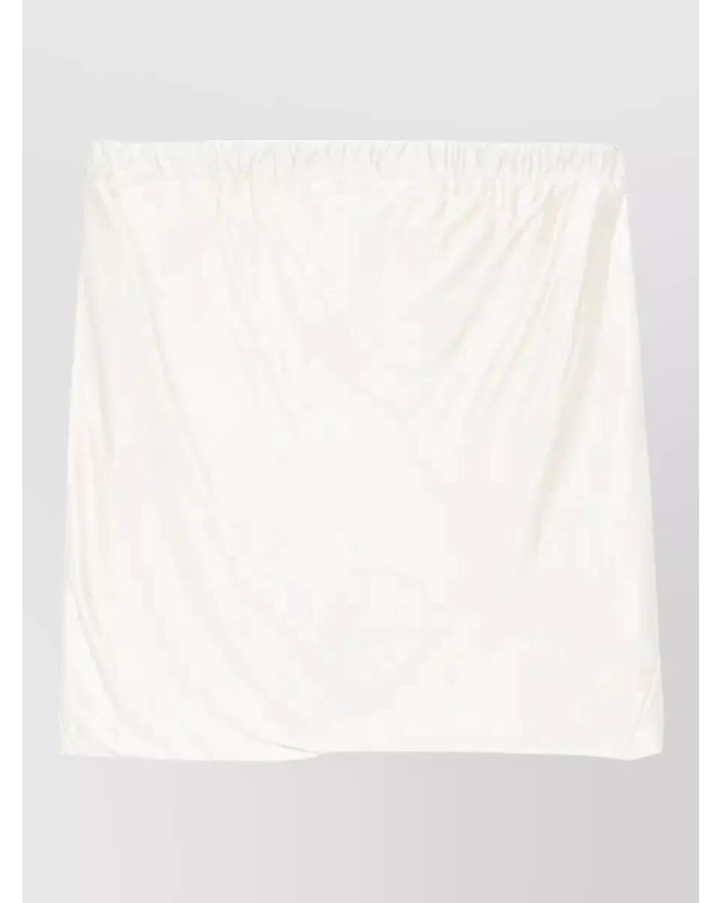 Rick Owens Natural Straight Skirt
