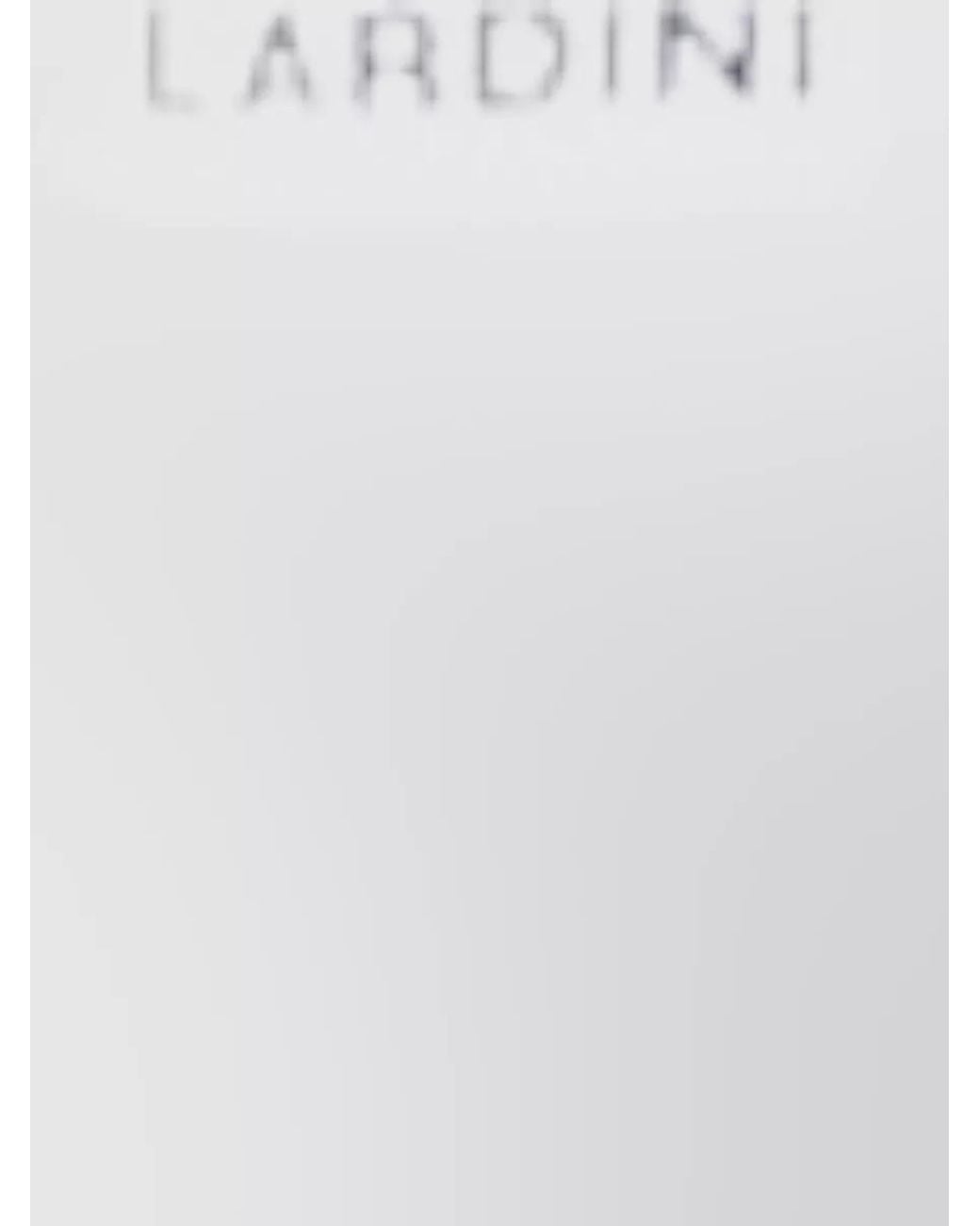 Lardini White Cotton Crew Neck T-Shirt for men