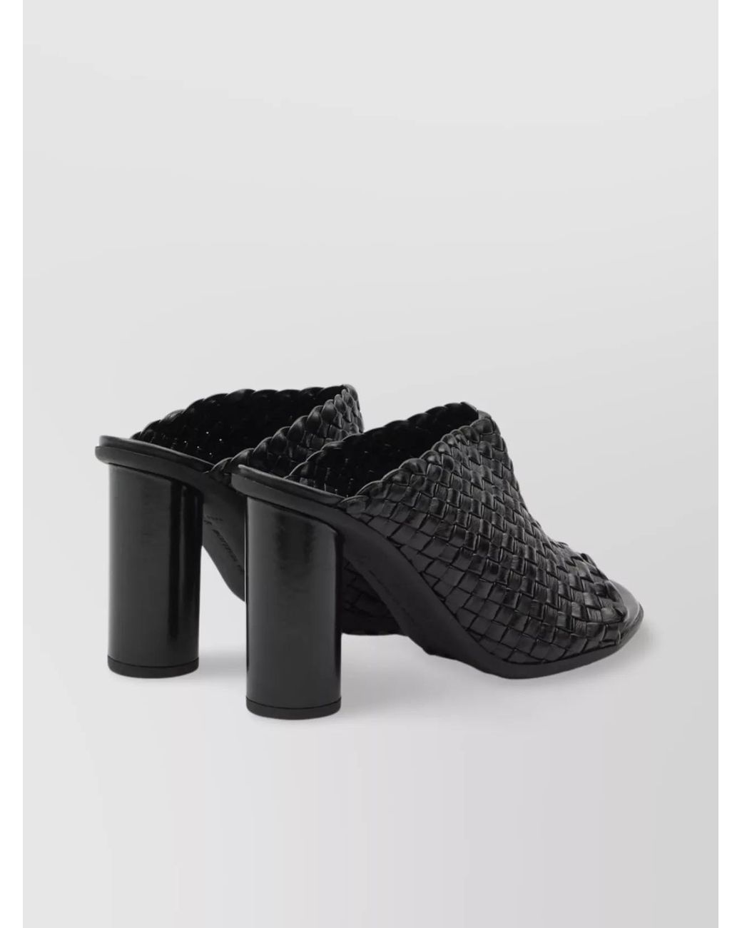 Bottega Veneta Black Atomic Sandals