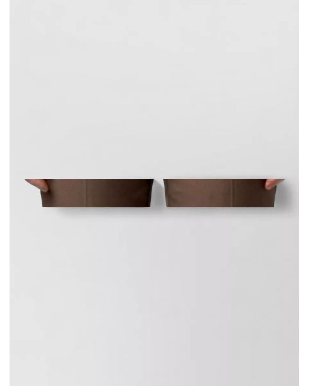 The Row White Cashmere V-Neck Oversized Sweatshirt