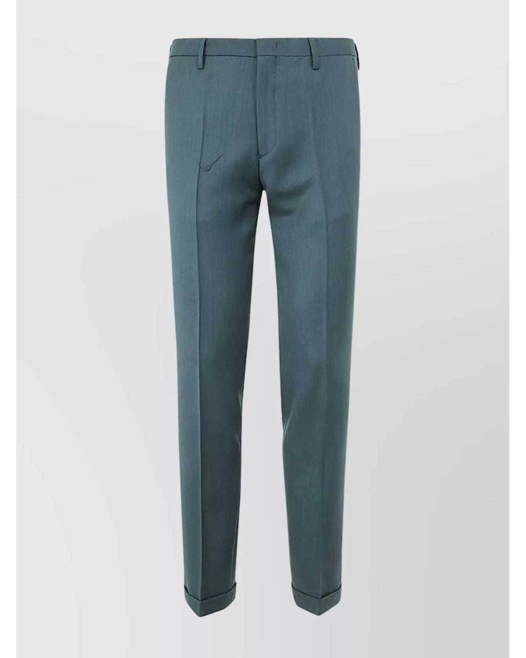 Paul Smith Blue Wool Tailored Trousers for men