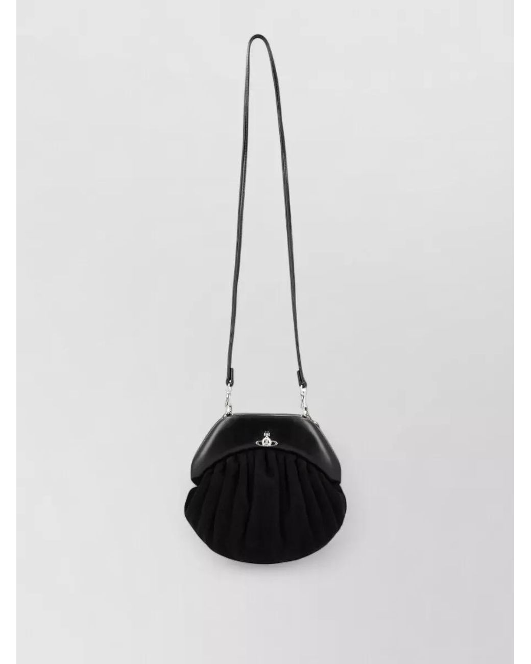 Vivienne Westwood White Calf Leather Cross-Body Bag