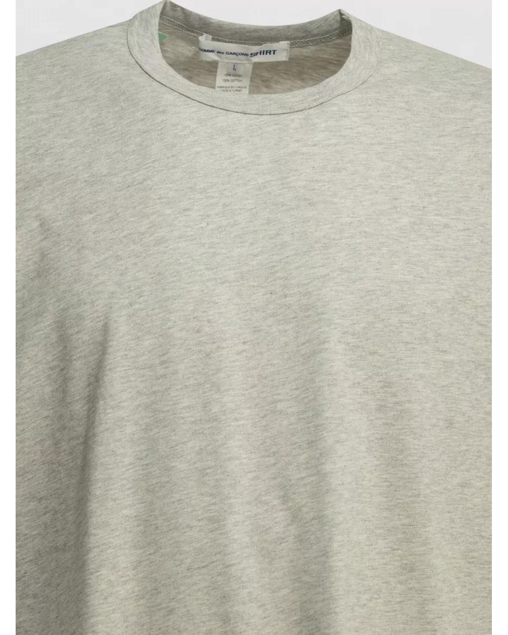 Comme des Garçons Gray Oversized Short-Sleeve Crew-Neck T-Shirt for men