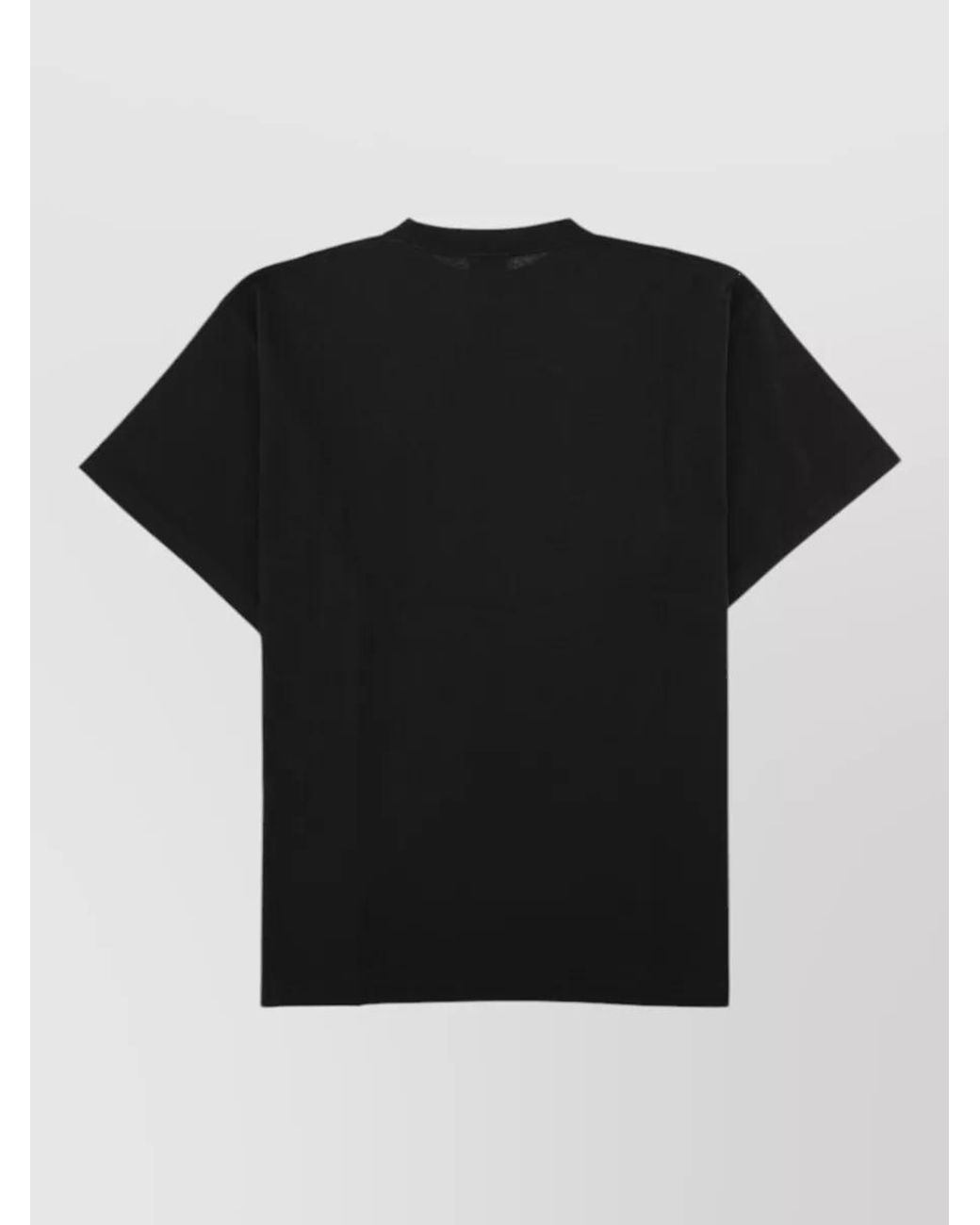 Balenciaga Black Oversized Cotton T-Shirt for men