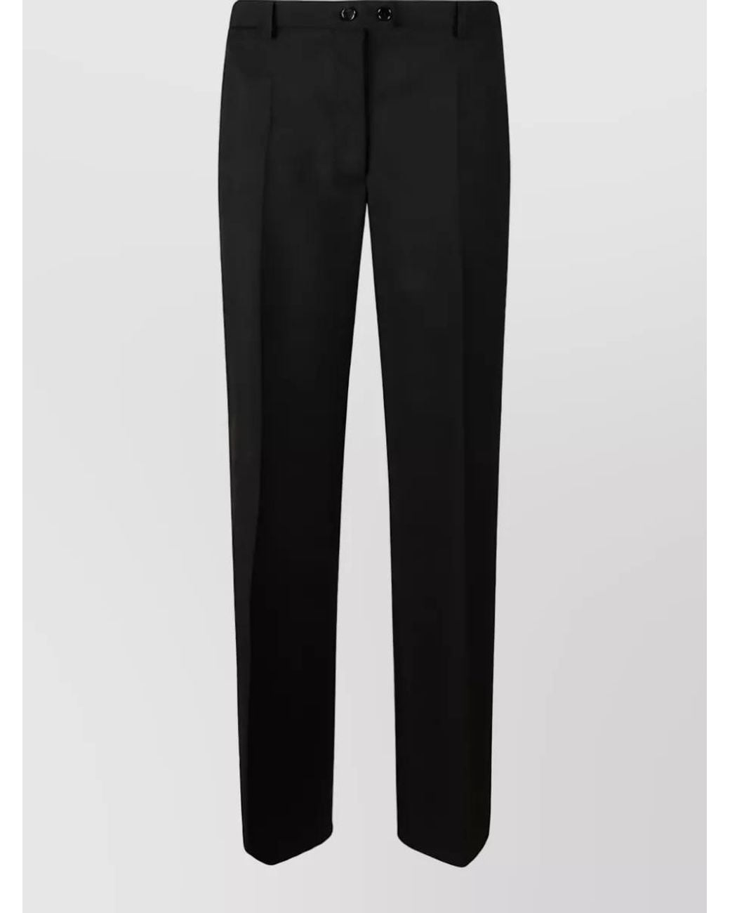 Jil Sander Black Tailored Trousers