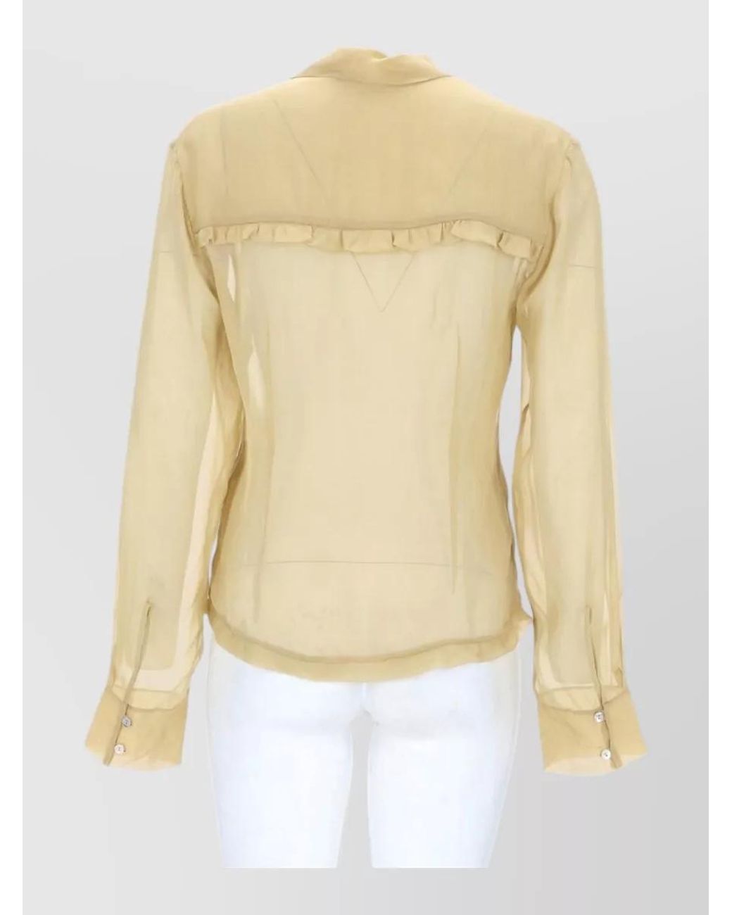 Paloma Wool Natural Silk Blouse
