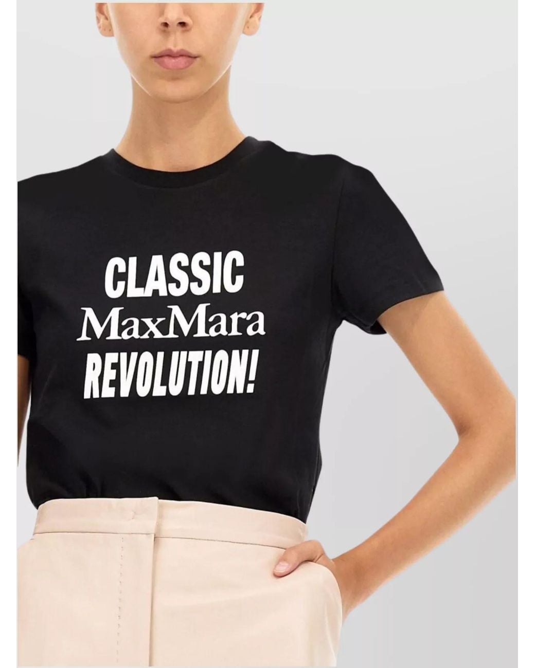 Max Mara Black Classic Revolution T-Shirt