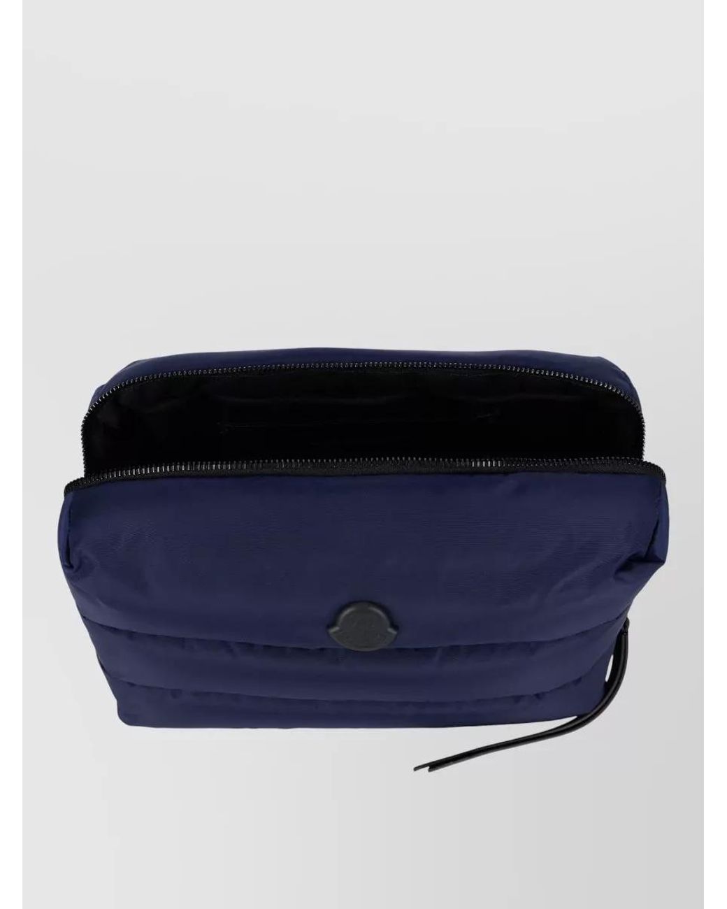 Moncler Blue Quilted Padded Clutch Bag for men
