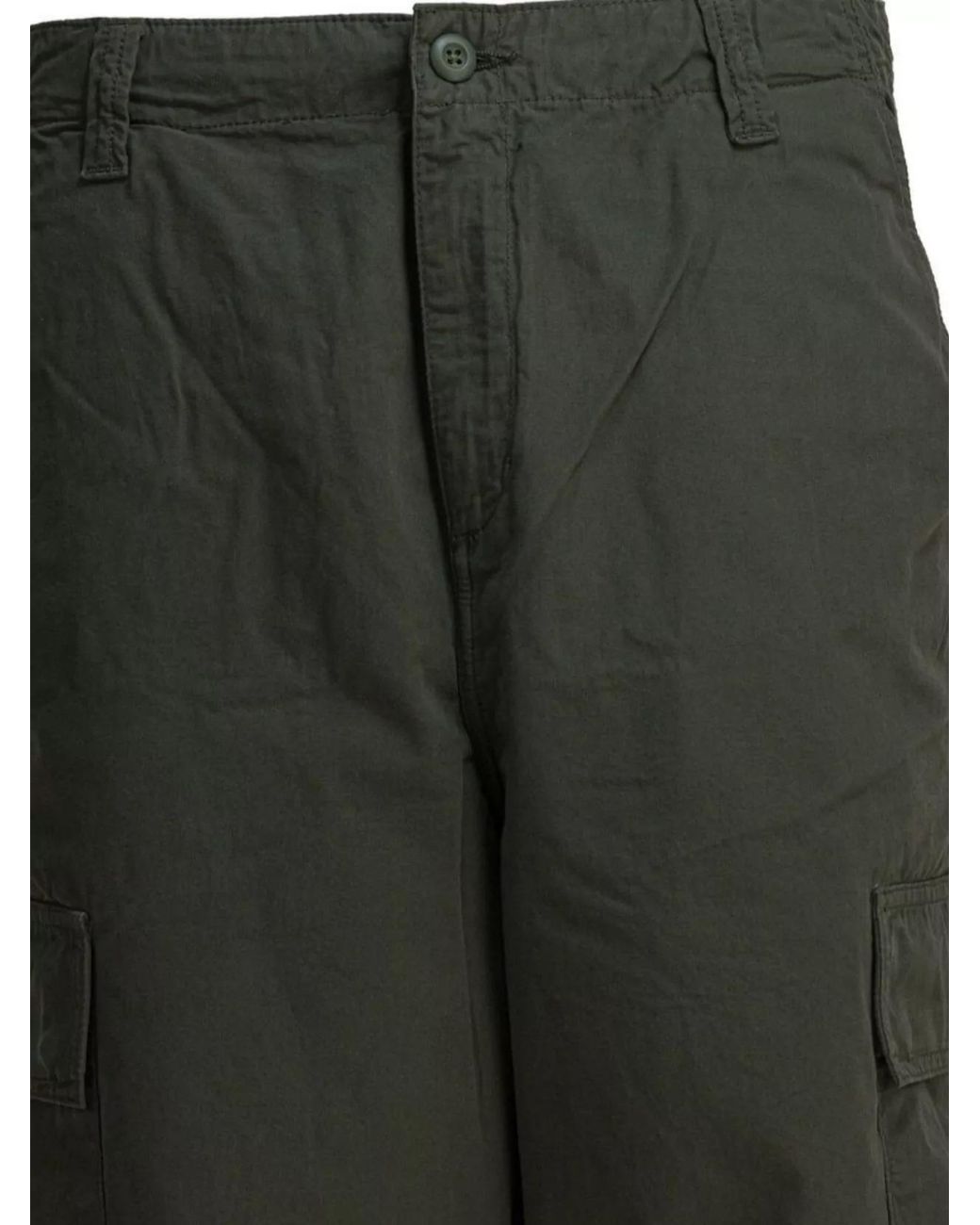 Carhartt Green Cotton Cargo Pants for men