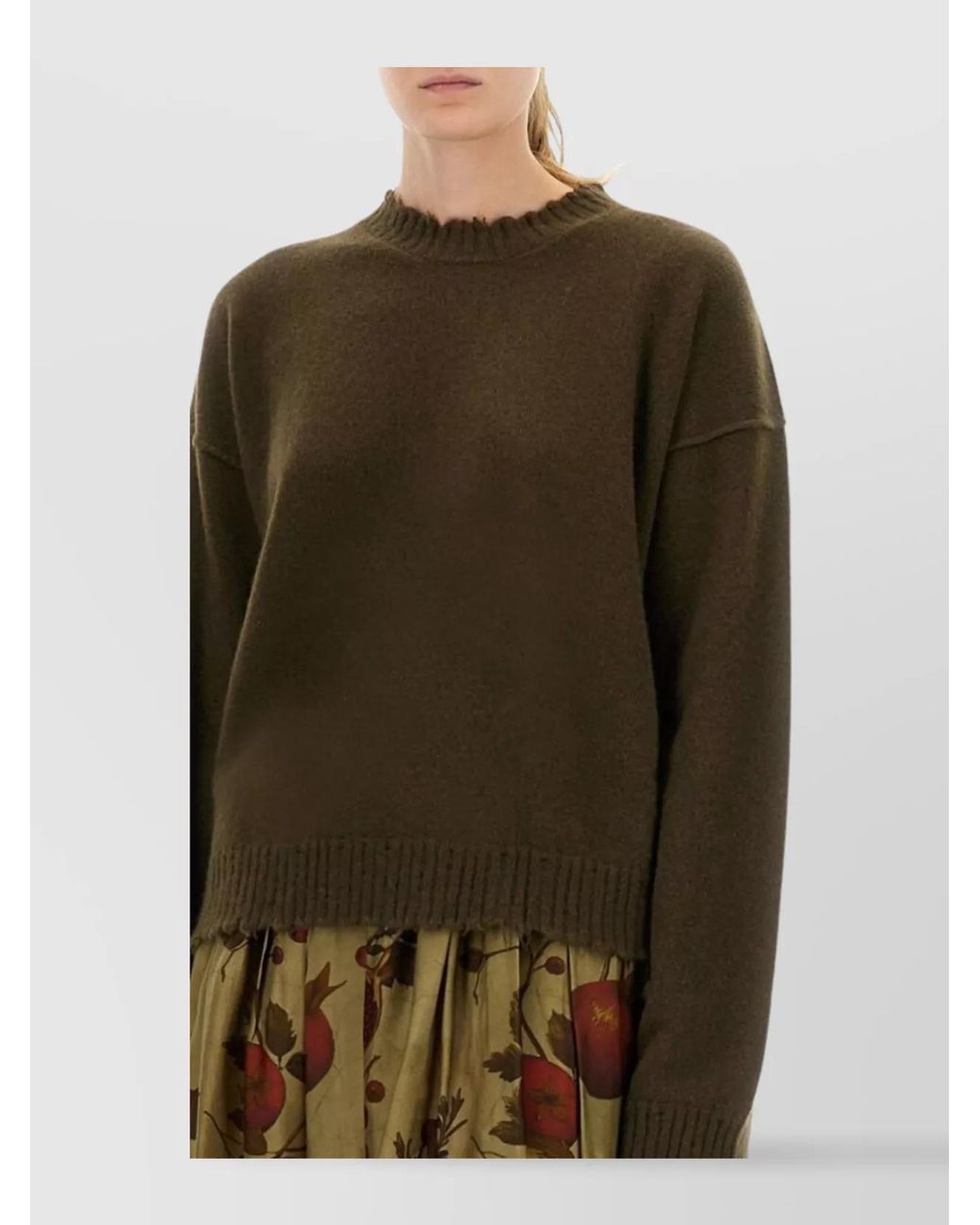 Uma Wang Green Cashmere Jumper