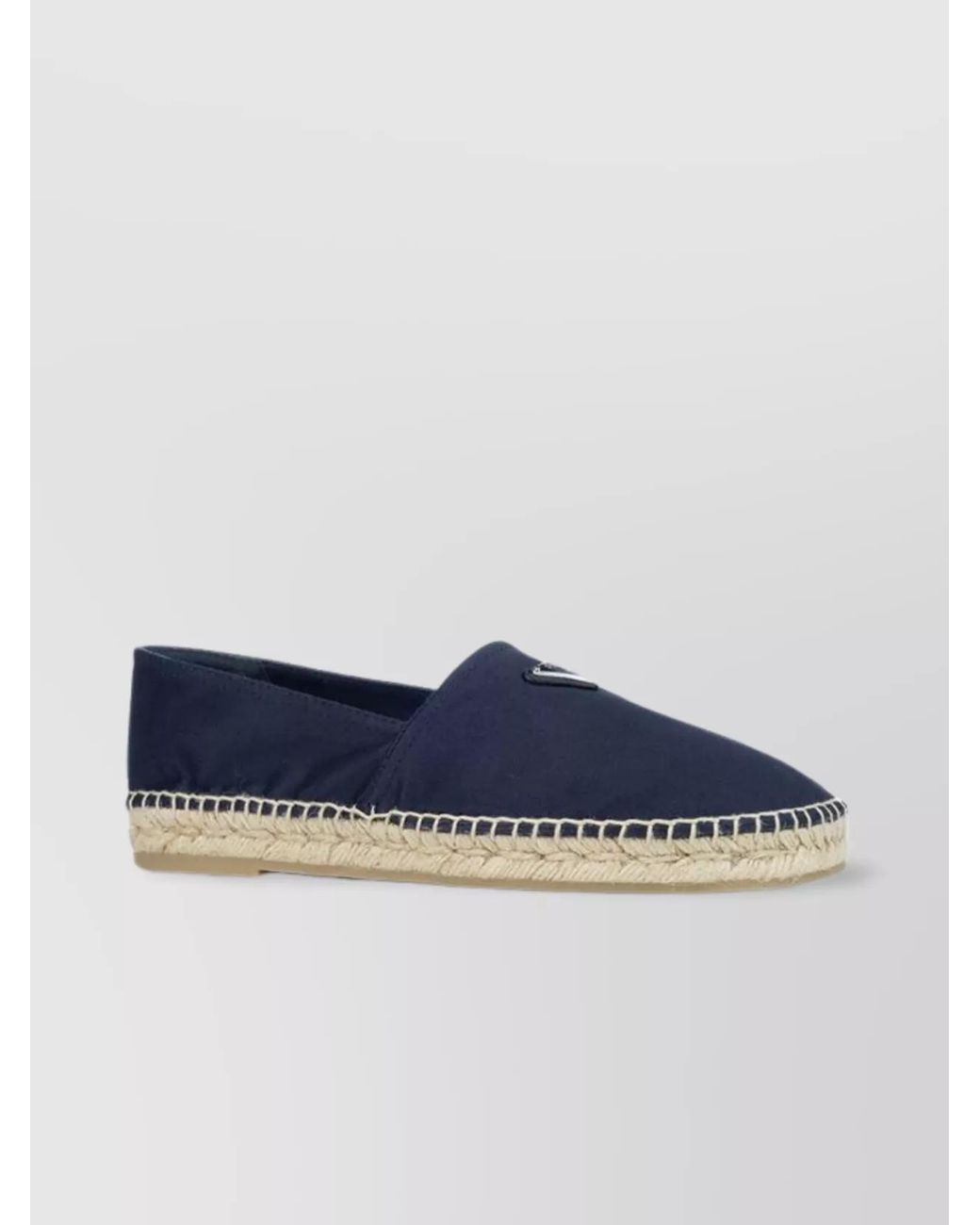 Prada Blue Cotton Espadrilles for men