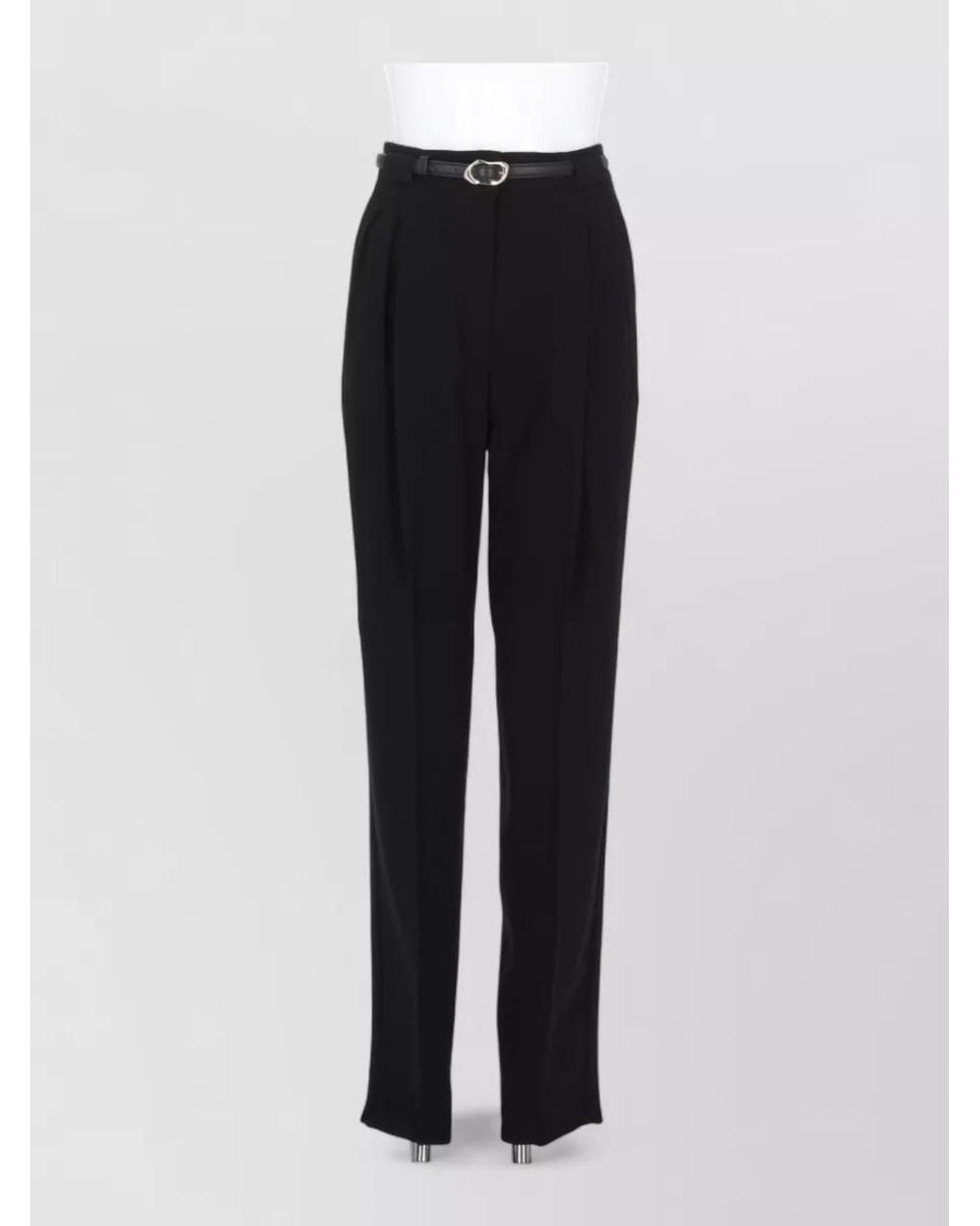 Max Mara Black Regular-Fit Suit Trousers