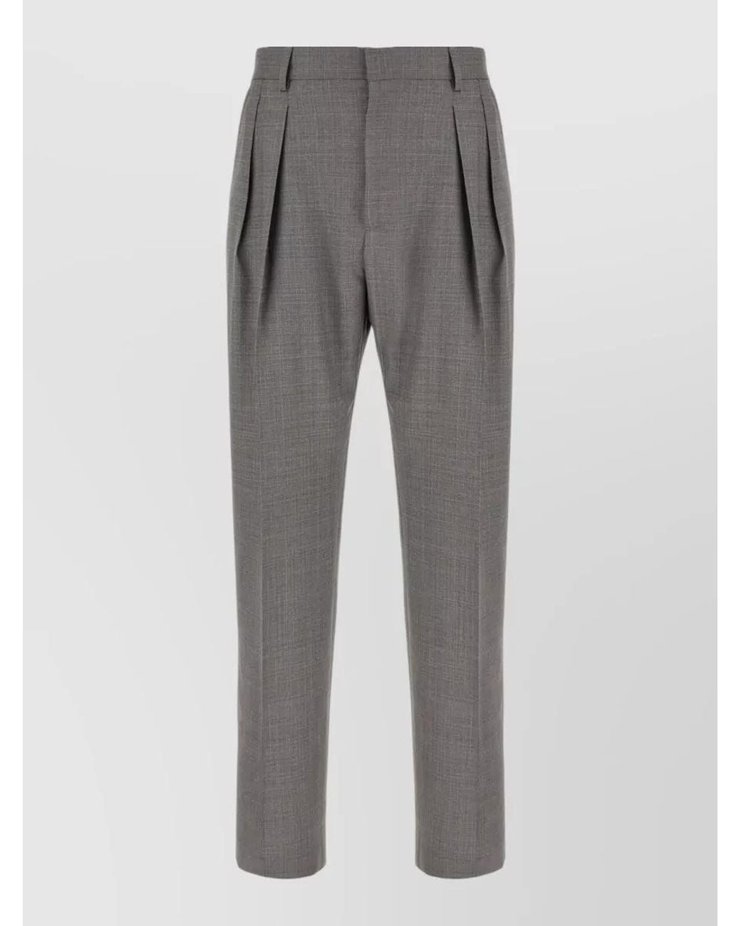 Paul Smith Gray Wool Tailored Trousers for men