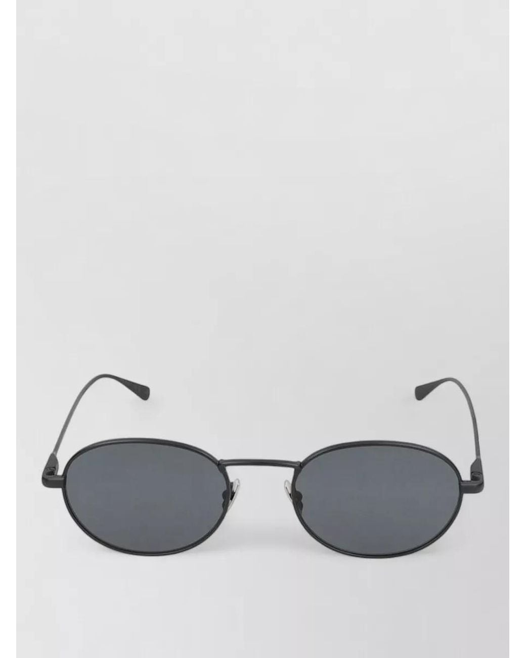 Saint Laurent Gray Metal Sunglasses for men