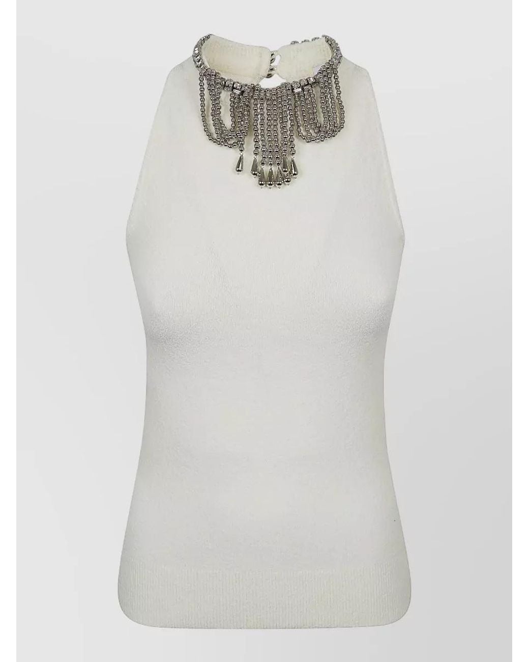 Rabanne White Tank Top