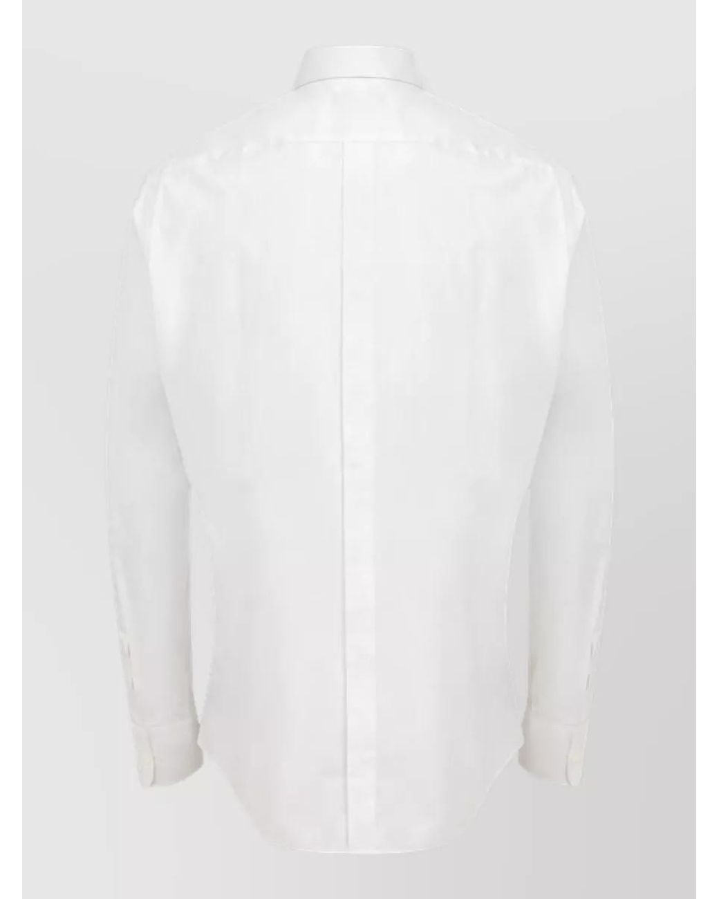 Dolce & Gabbana White Cotton Dress Shirt for men