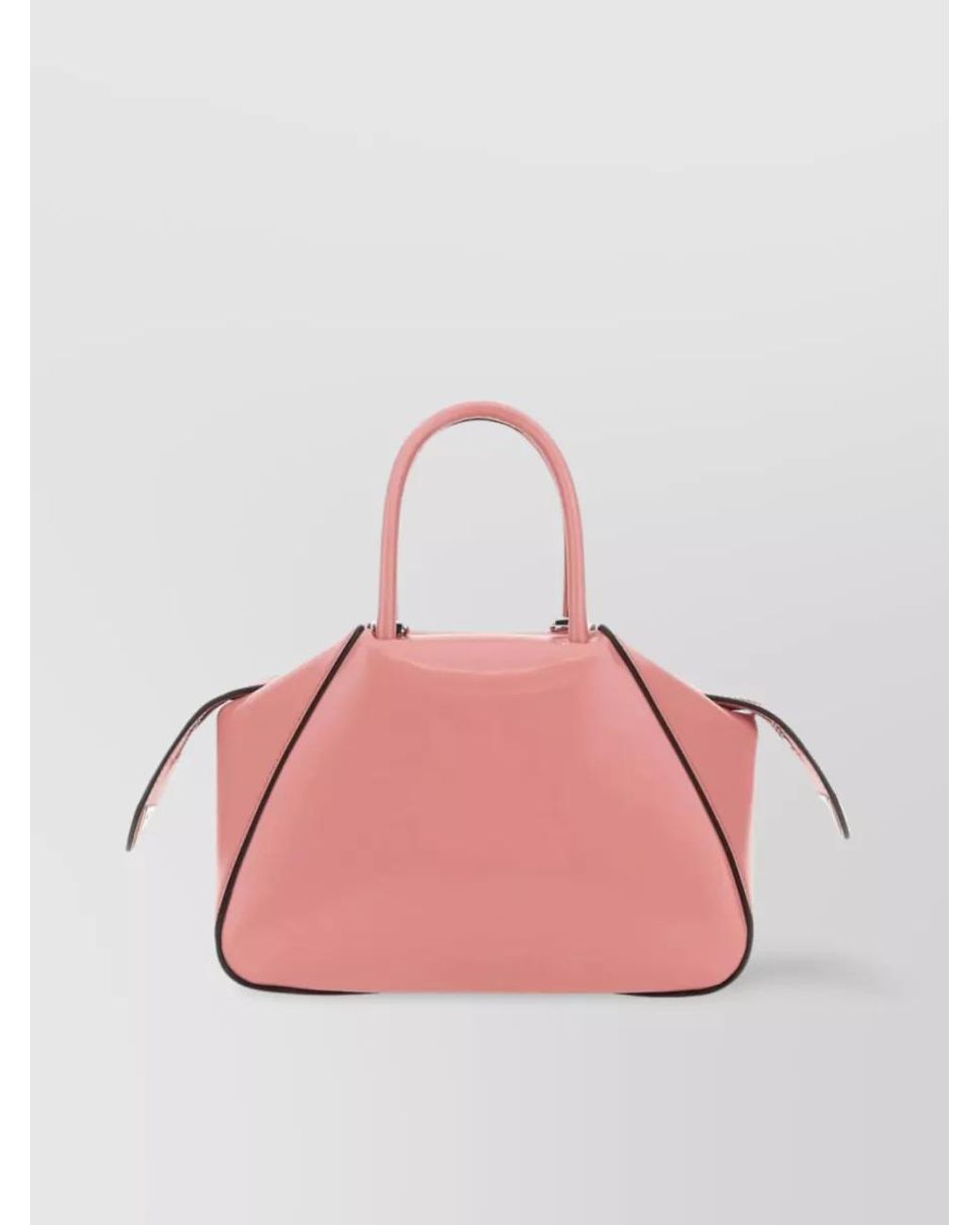Prada Pink Symbole Leather Shoulder Bag