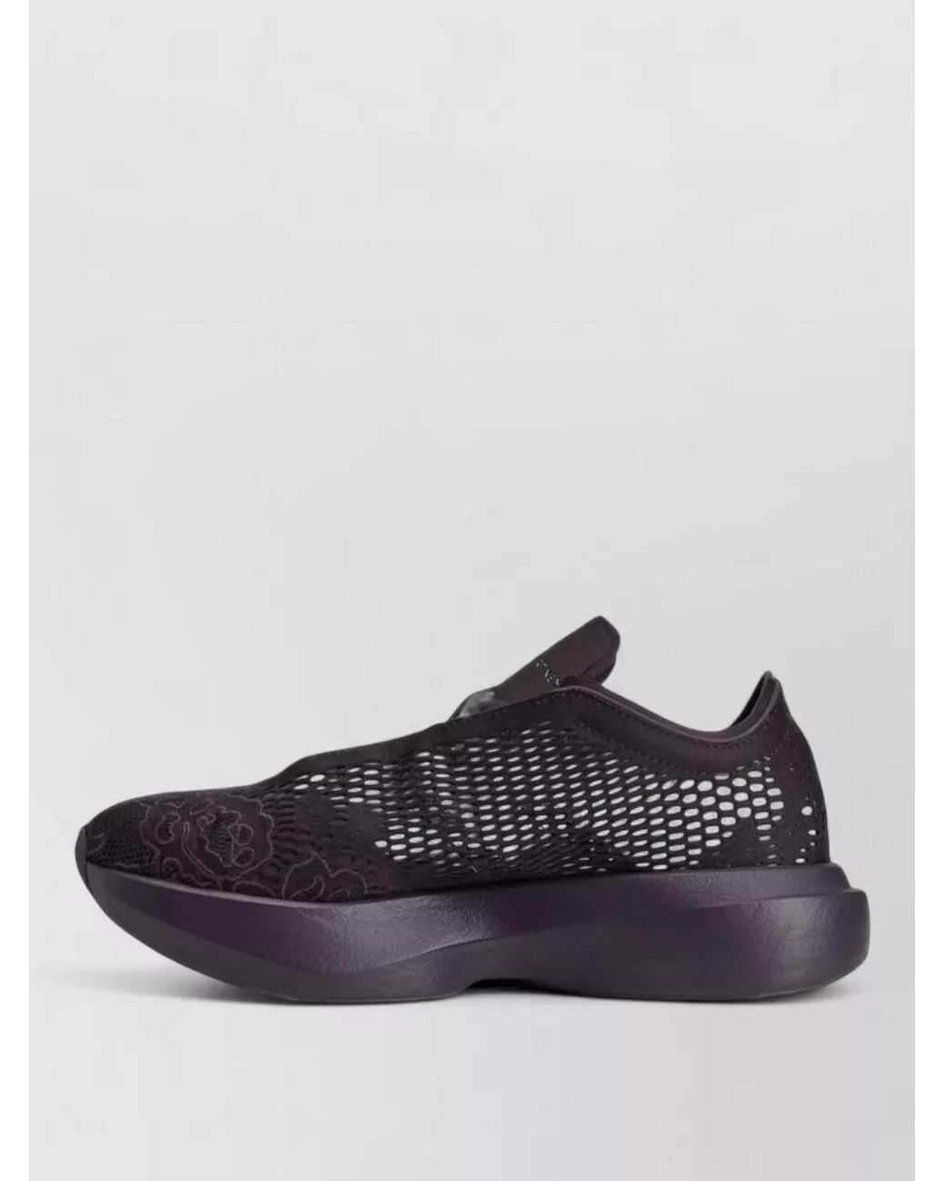 Adidas By Stella McCartney Gray Silk Slip-On Sneakers