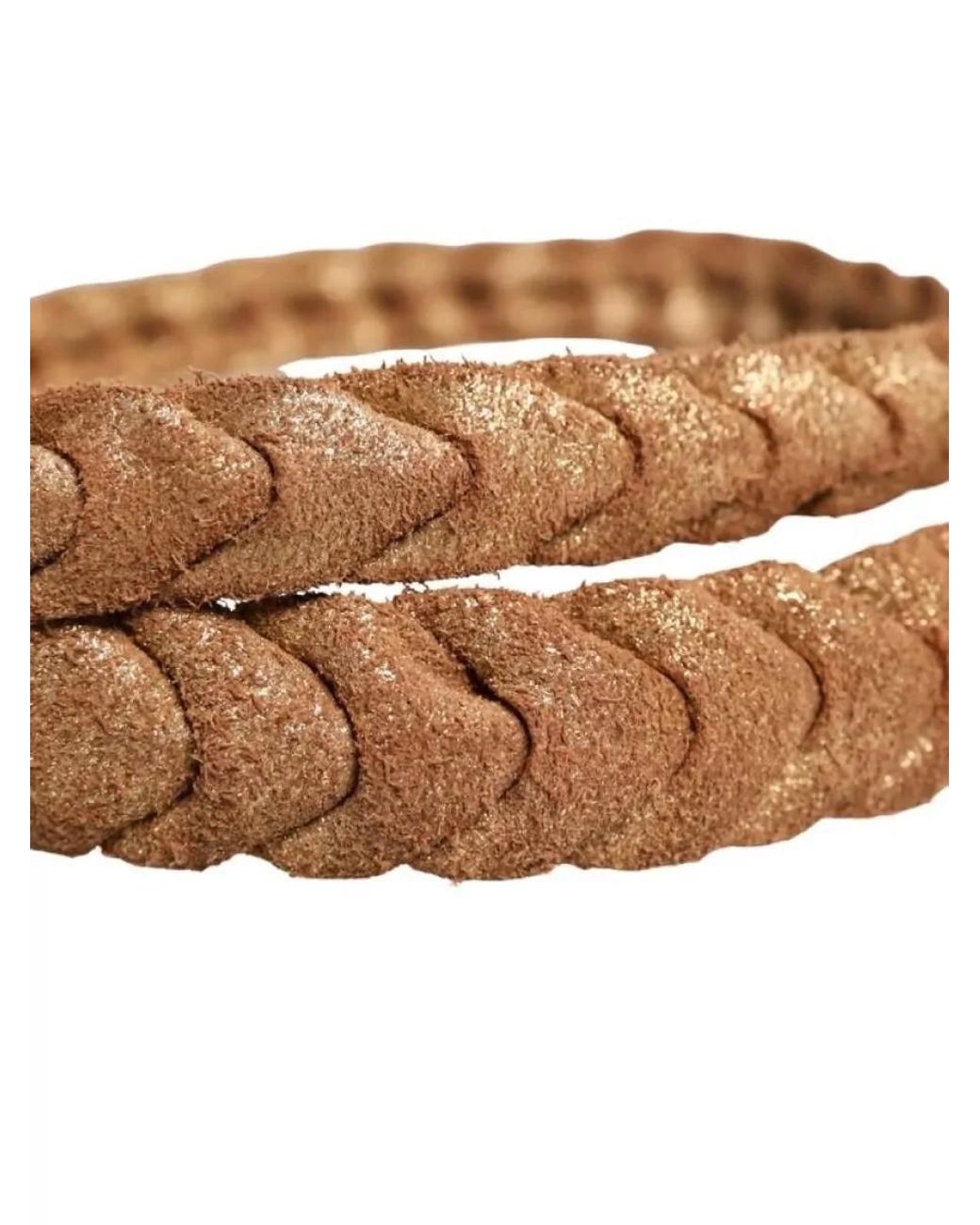 Ermanno Scervino Brown Leather Braided Belt