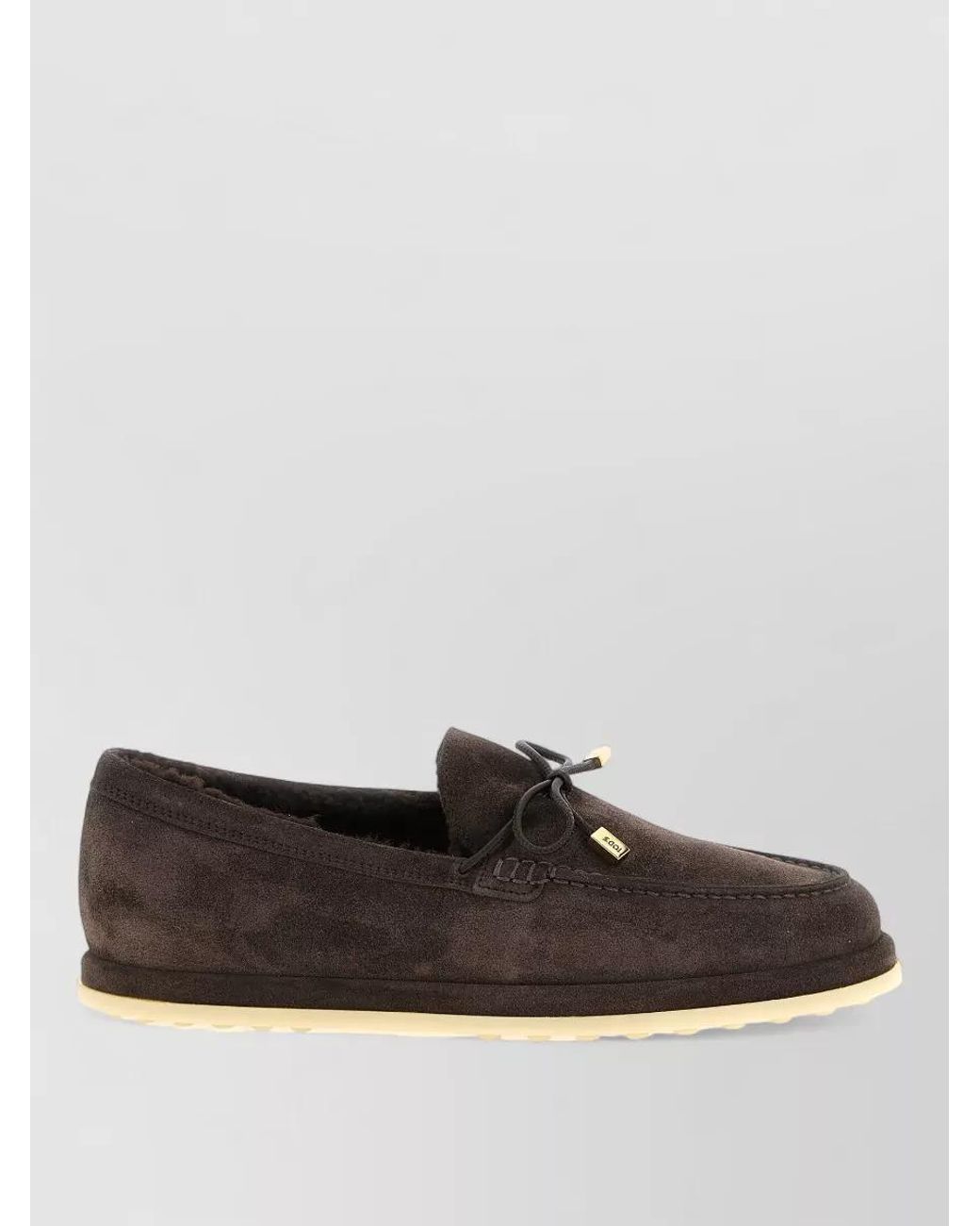 Tod's Brown Suede Slippers