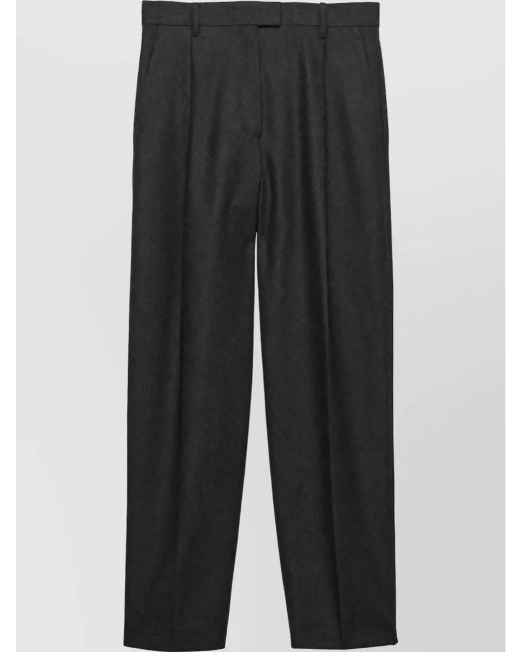 Prada Black High-Rise Tailored Trousers
