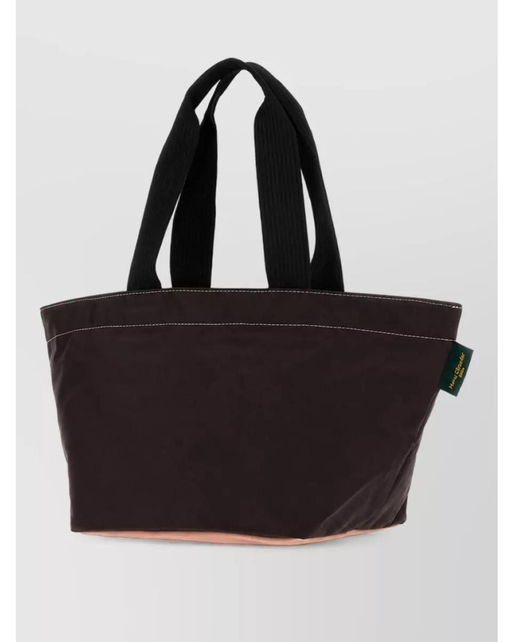 Herve Chapelier Black Nylon Tote Bag