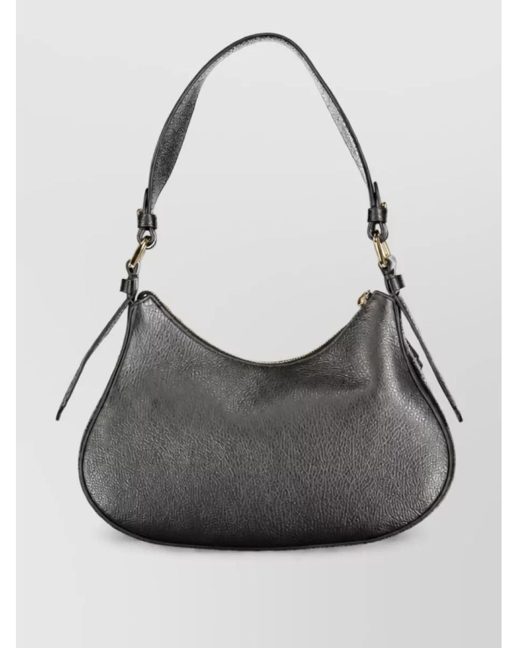 Coccinelle Gray Leather Shoulder Bag