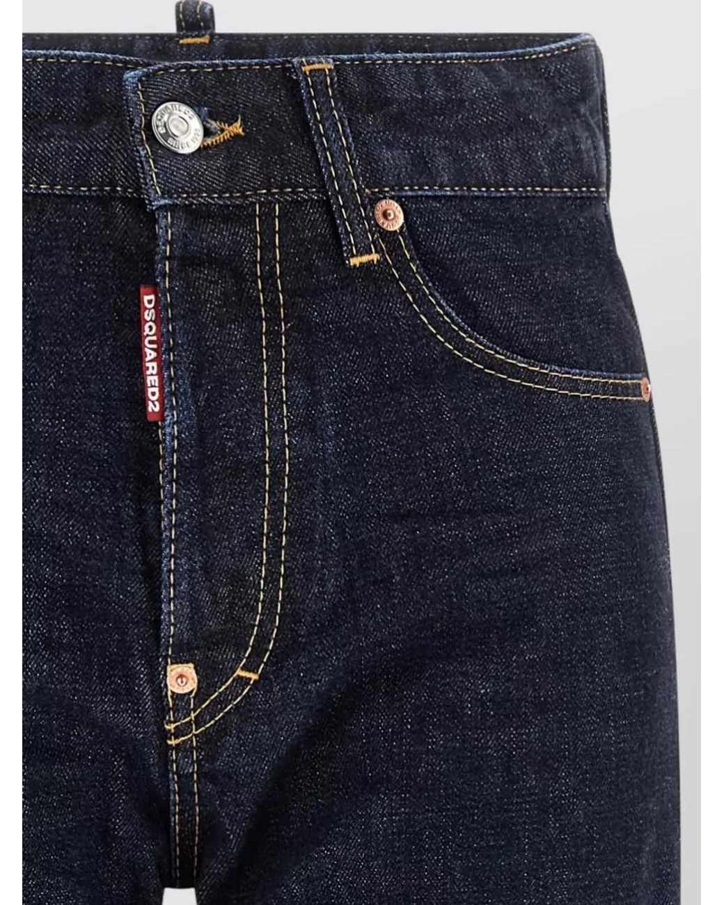 DSquared² Blue Cropped Denim Jeans