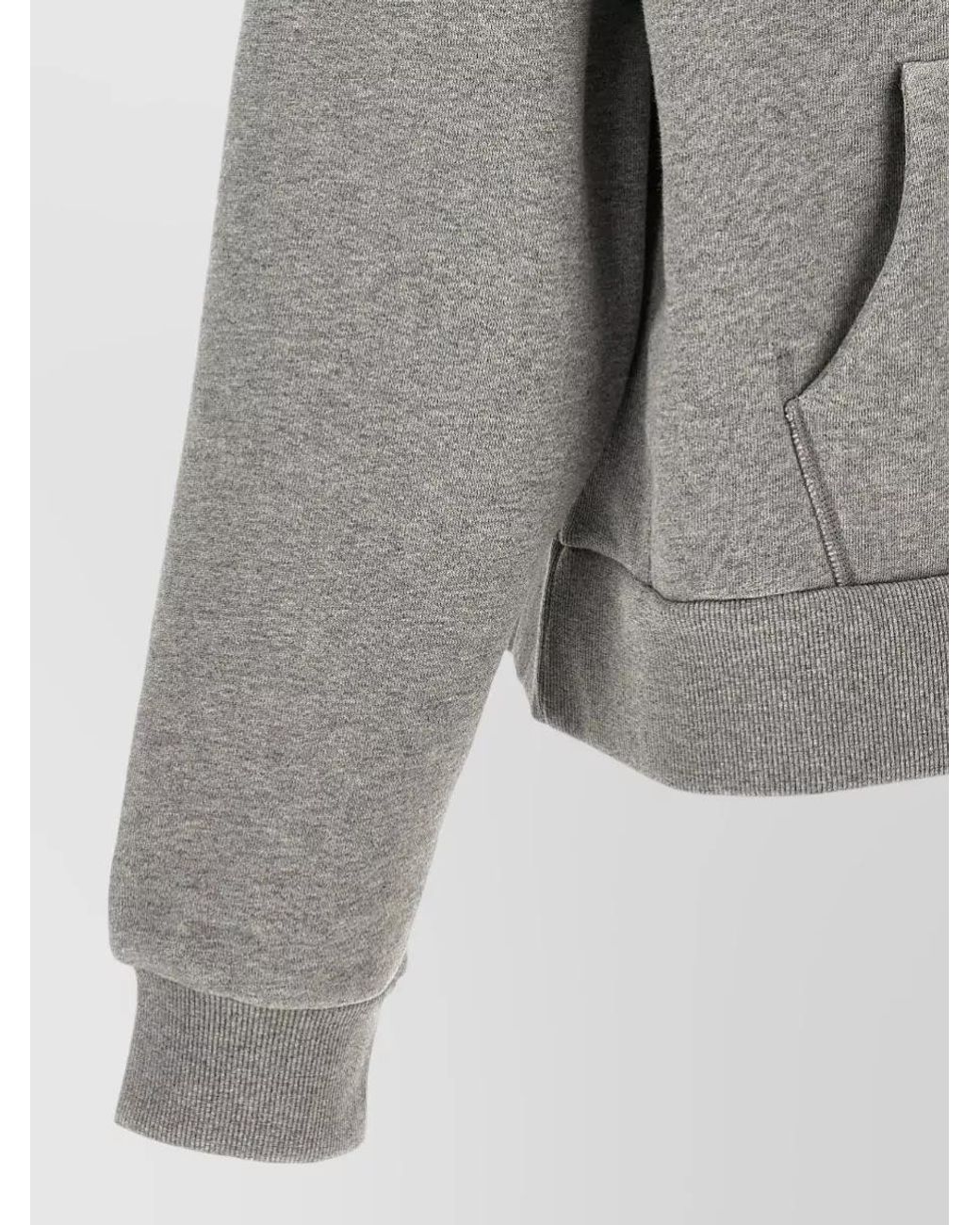 Entire studios Gray Cotton Hooded Sweatshirt
