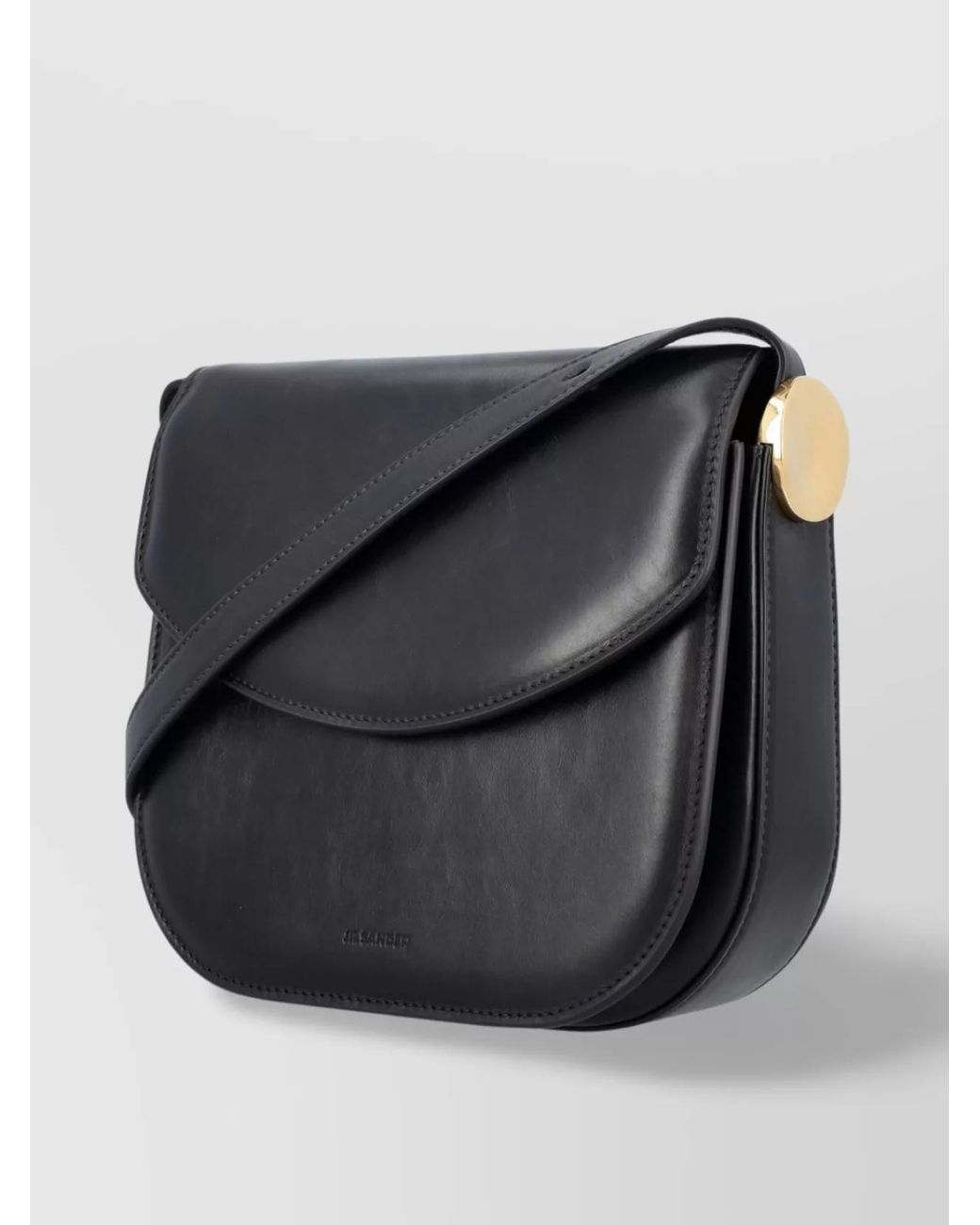 Jil Sander Black Leather Crossbody Bag