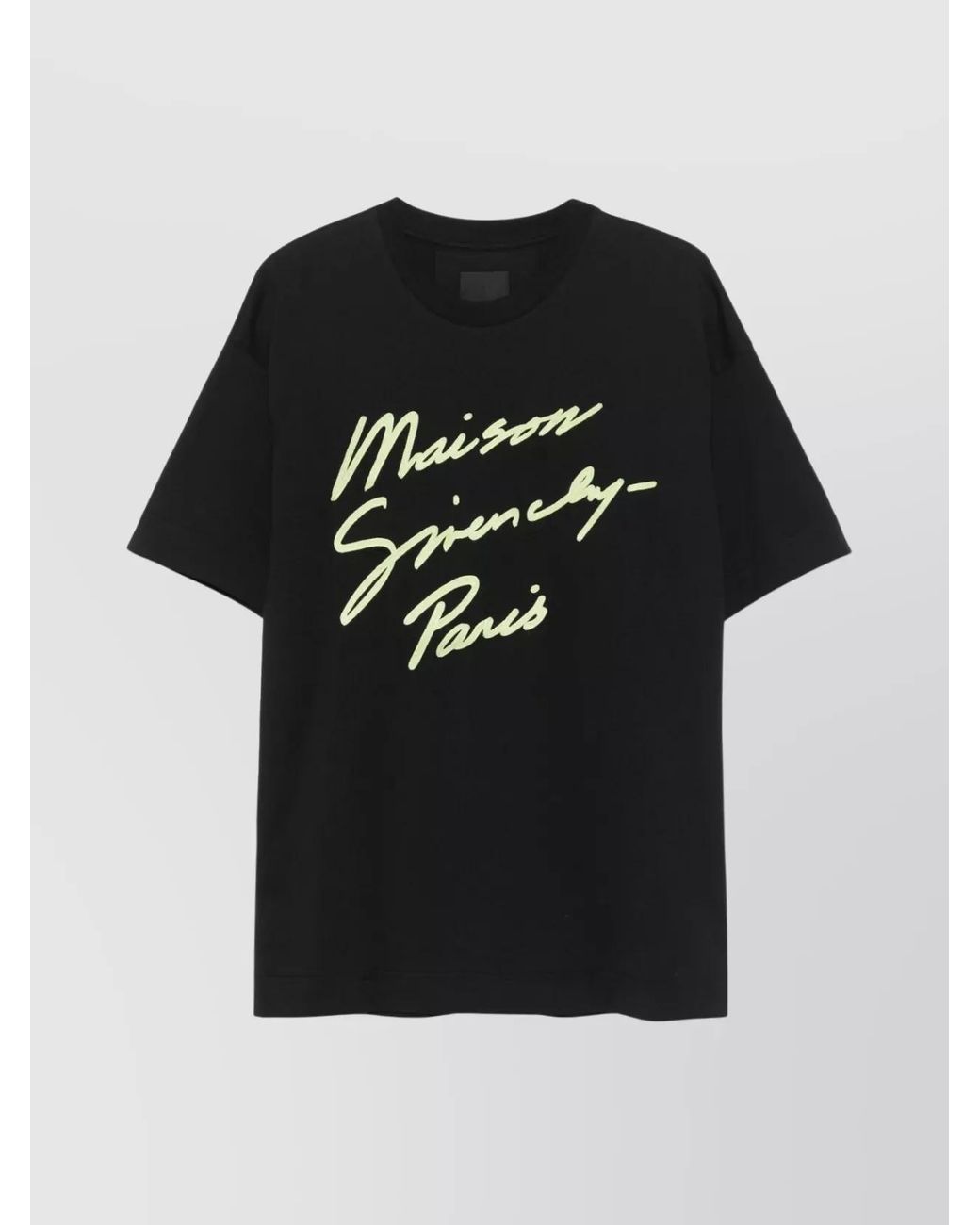 Givenchy Black Cotton Short-Sleeve Crew-Neck T-Shirt for men