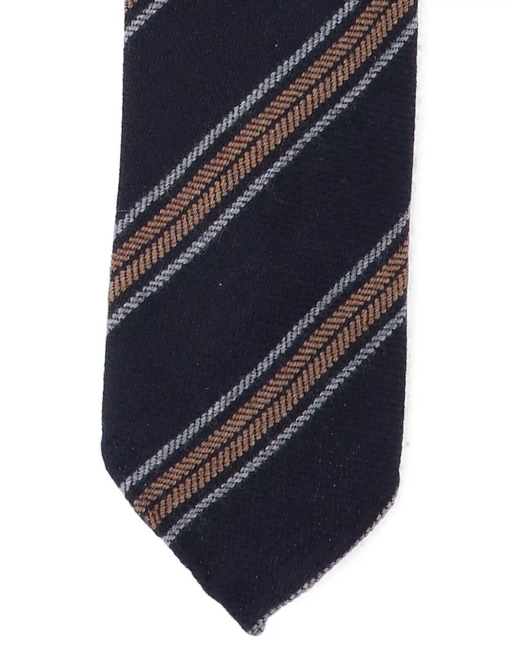 Cesare Attolini Blue Wool Tie for men