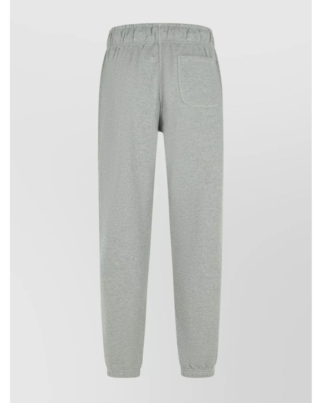 New Balance Gray Cotton Track Pants for men