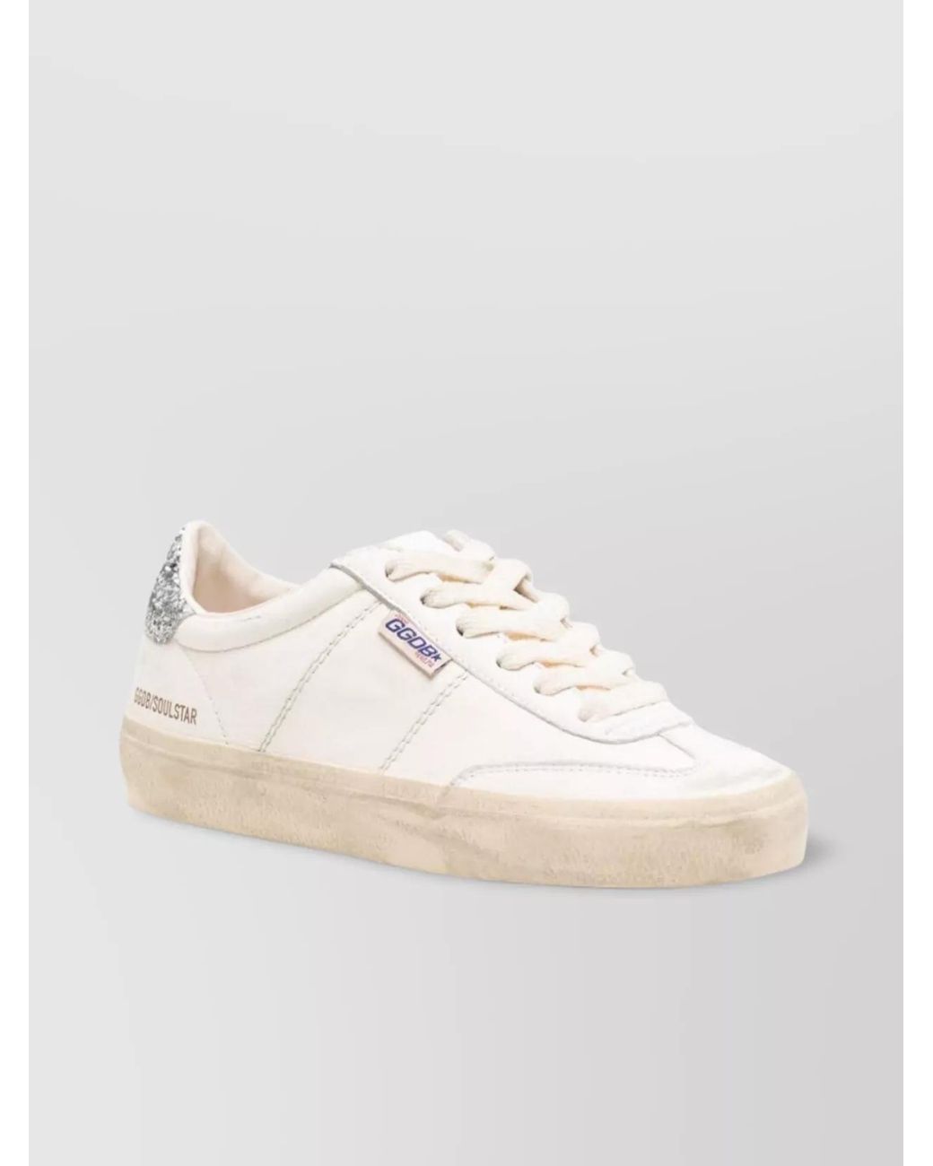 Golden Goose Deluxe Brand Natural Leather Soul Star Low-Top Sneakers