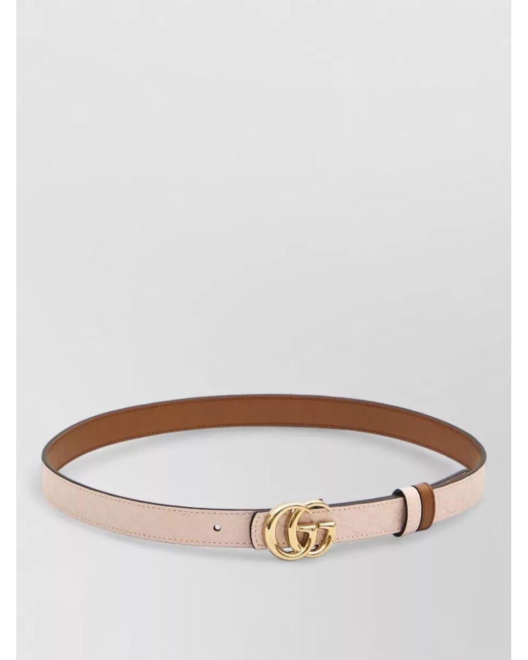Gucci Multicolor Leather Reversible Skinny Belt