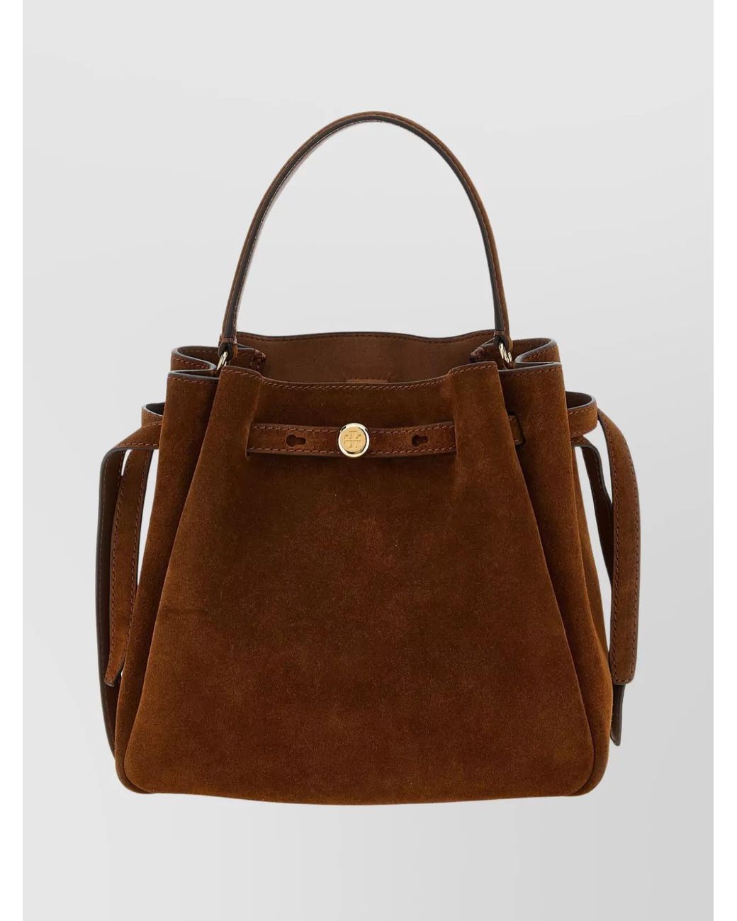 Tory Burch Brown Romy Suede Bucket Bag