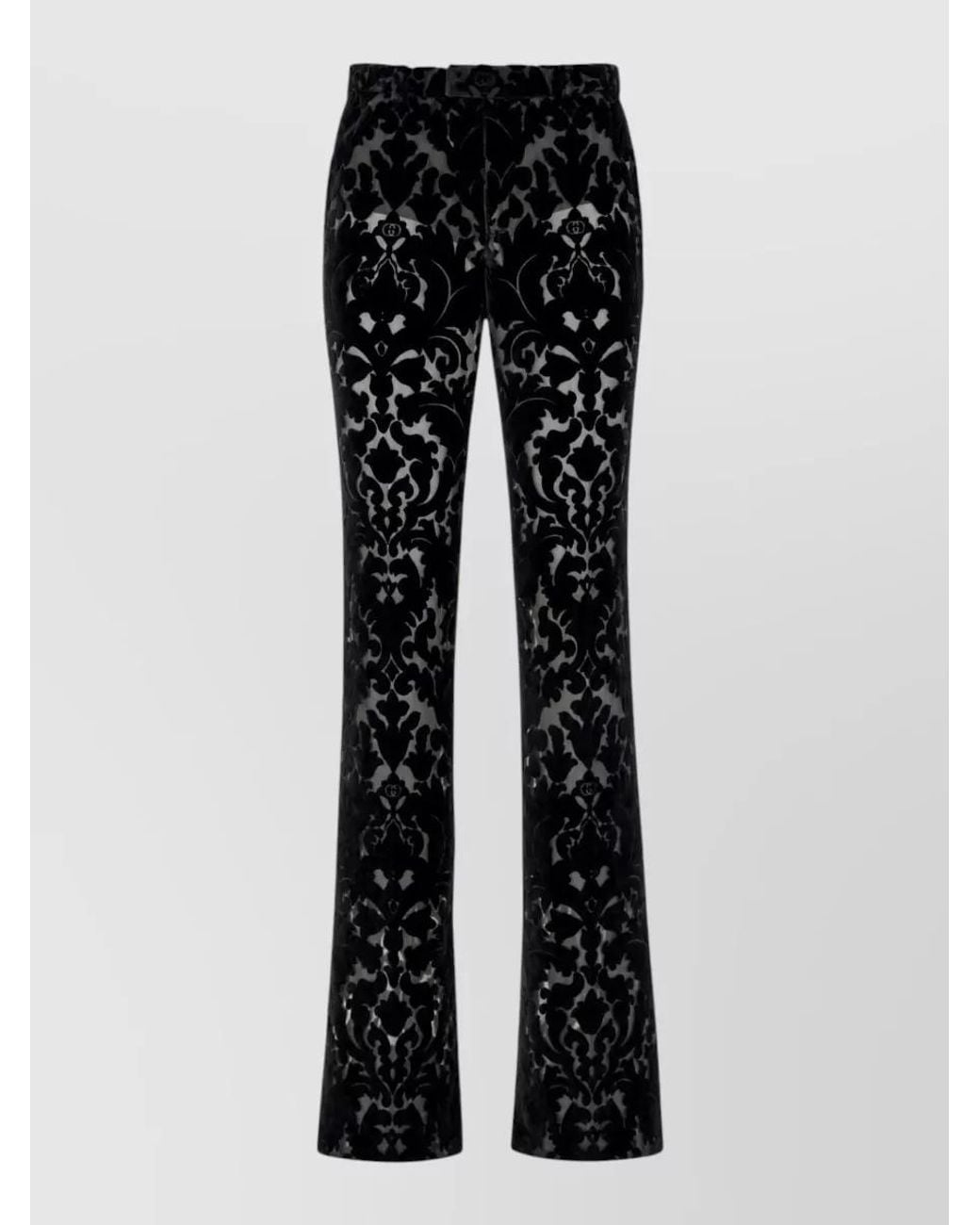 Gucci Black Flared Trousers