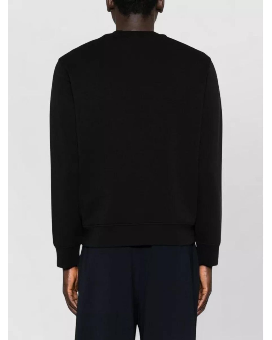 Emporio Armani Black Logo Sweatshirt for men