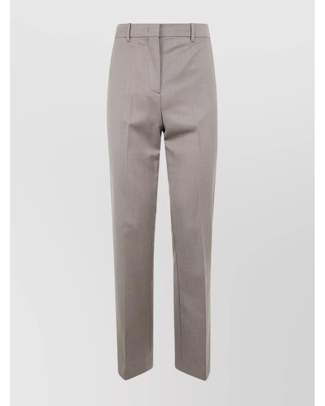 Golden Goose Deluxe Brand Gray Virgin Wool Relaxed-Fit Straight Trousers
