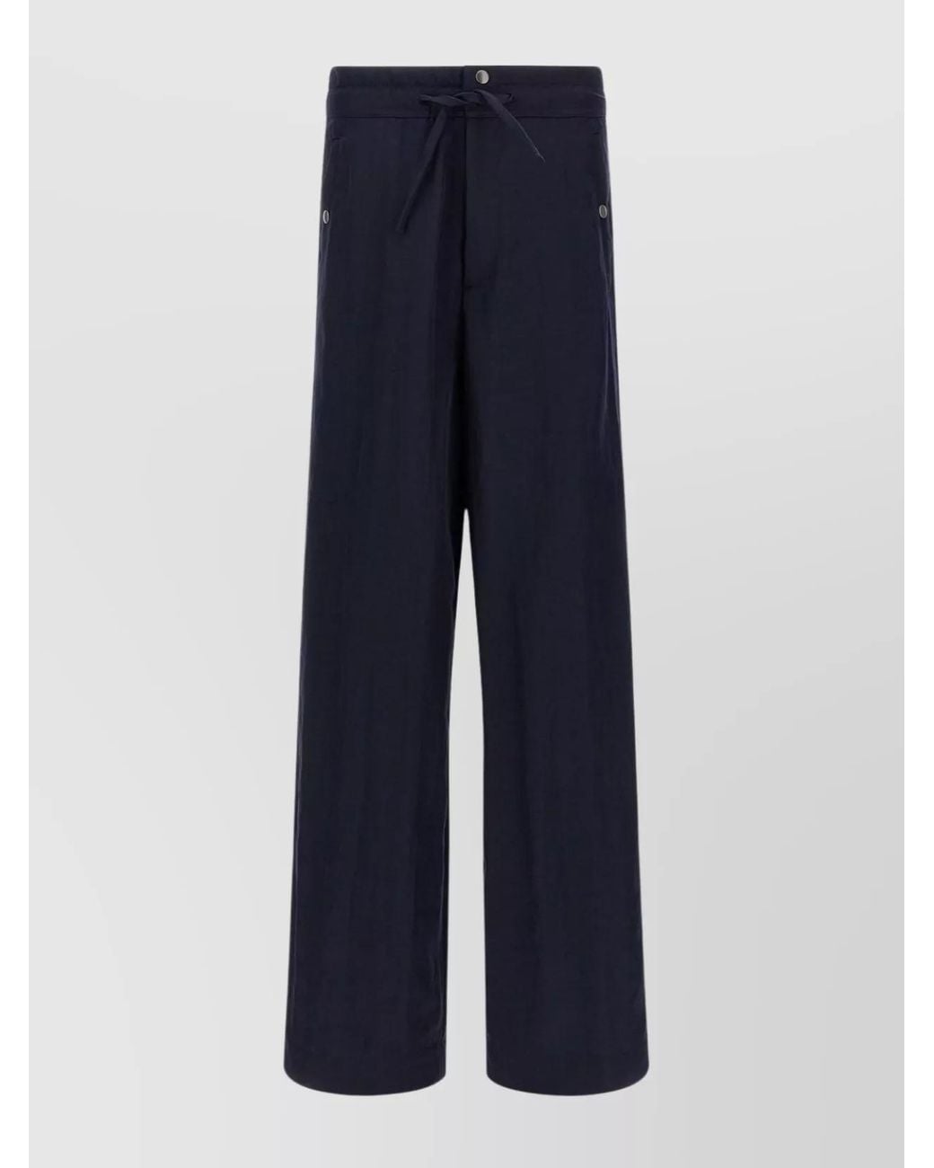 Dries Van Noten Blue Prima Wide-Leg Trousers for men