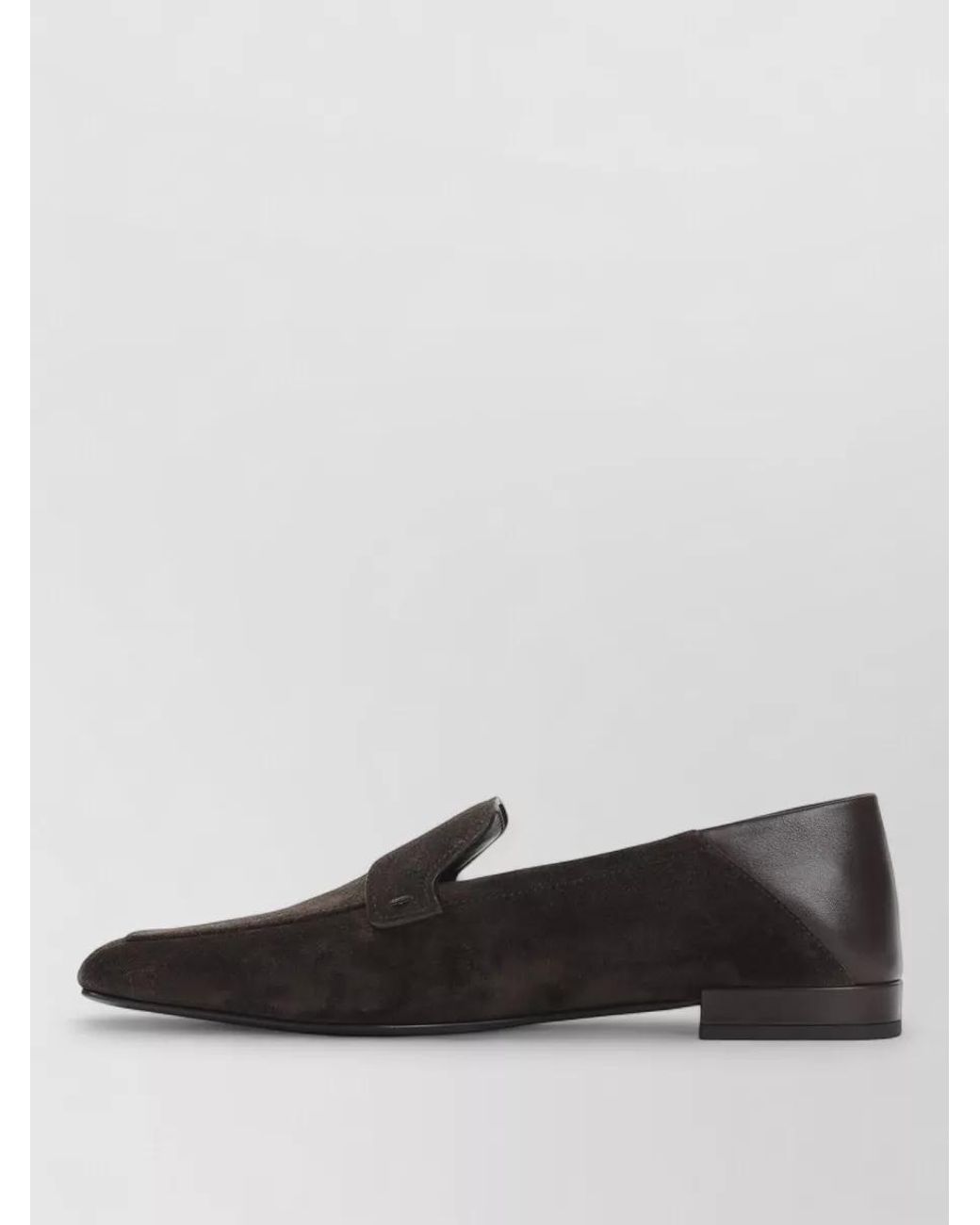 Giorgio Armani Black Suede Loafers