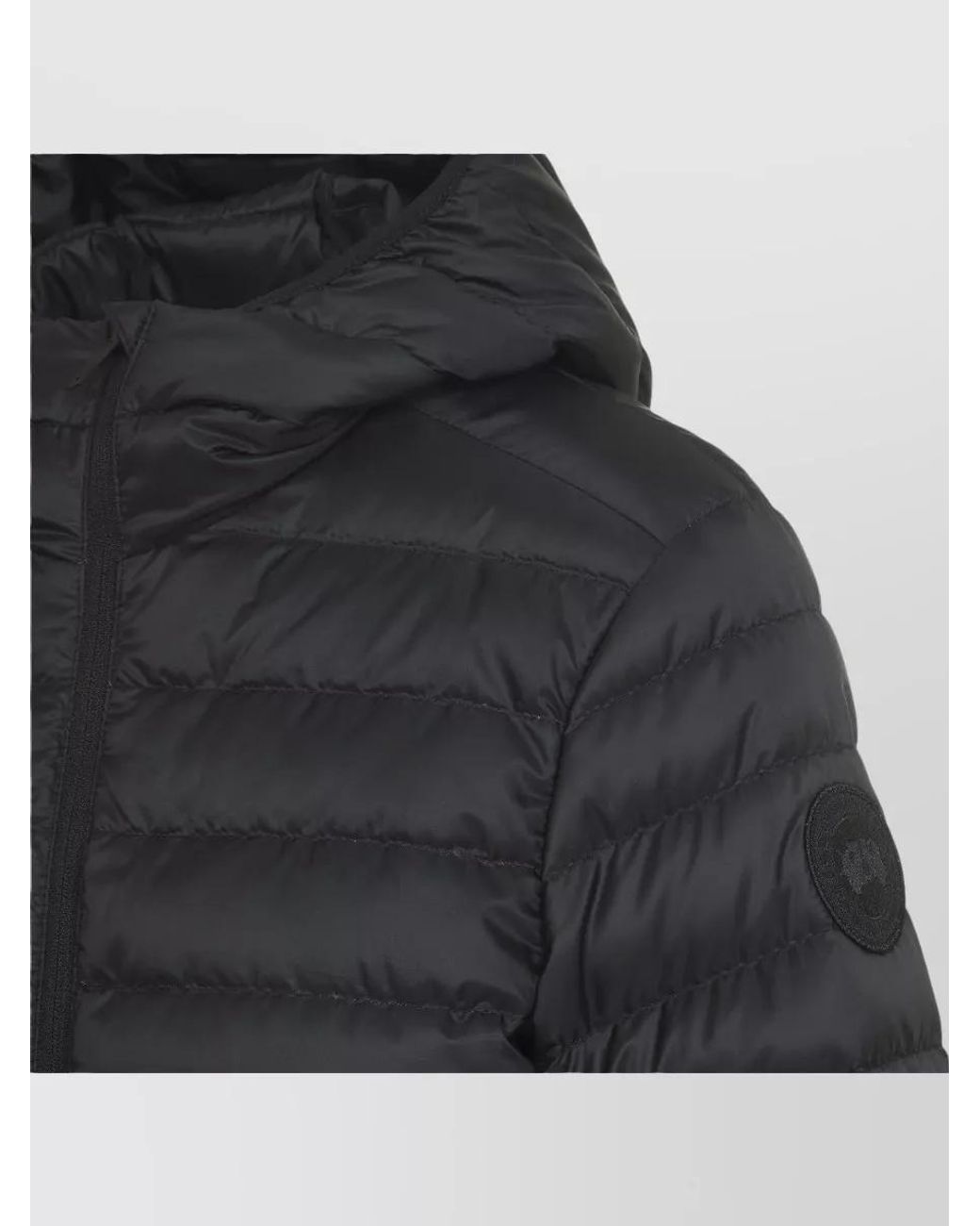 Canada Goose Blue Down Quilted Hooded Puffer Jacket