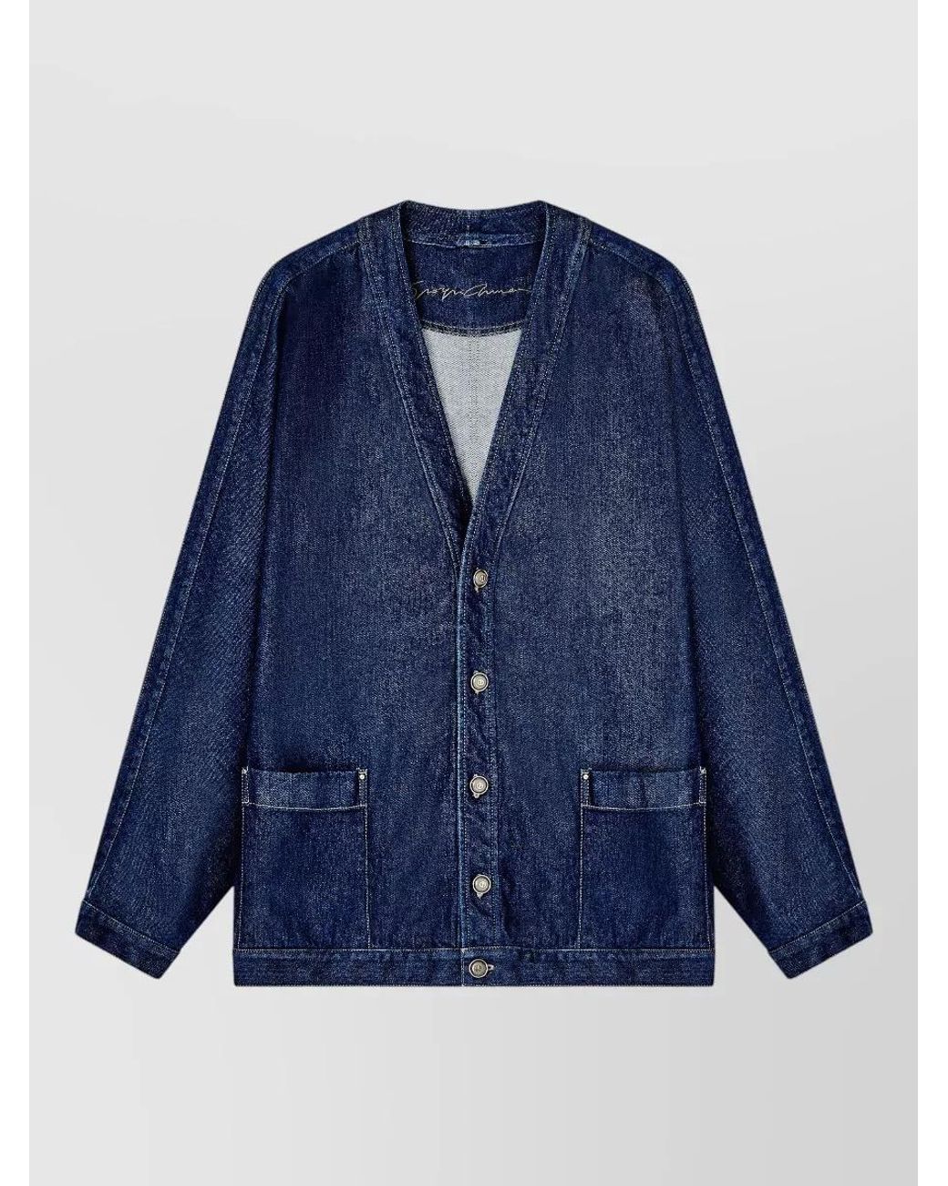 Giorgio Armani Blue Fitted Jacket