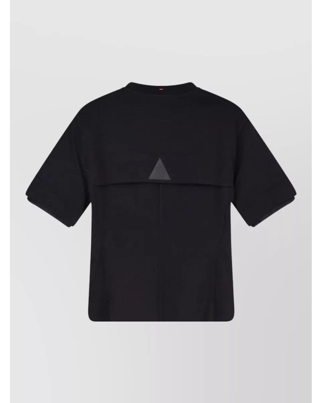 Moncler Black Cotton Crew Neck Short Sleeve T-Shirt