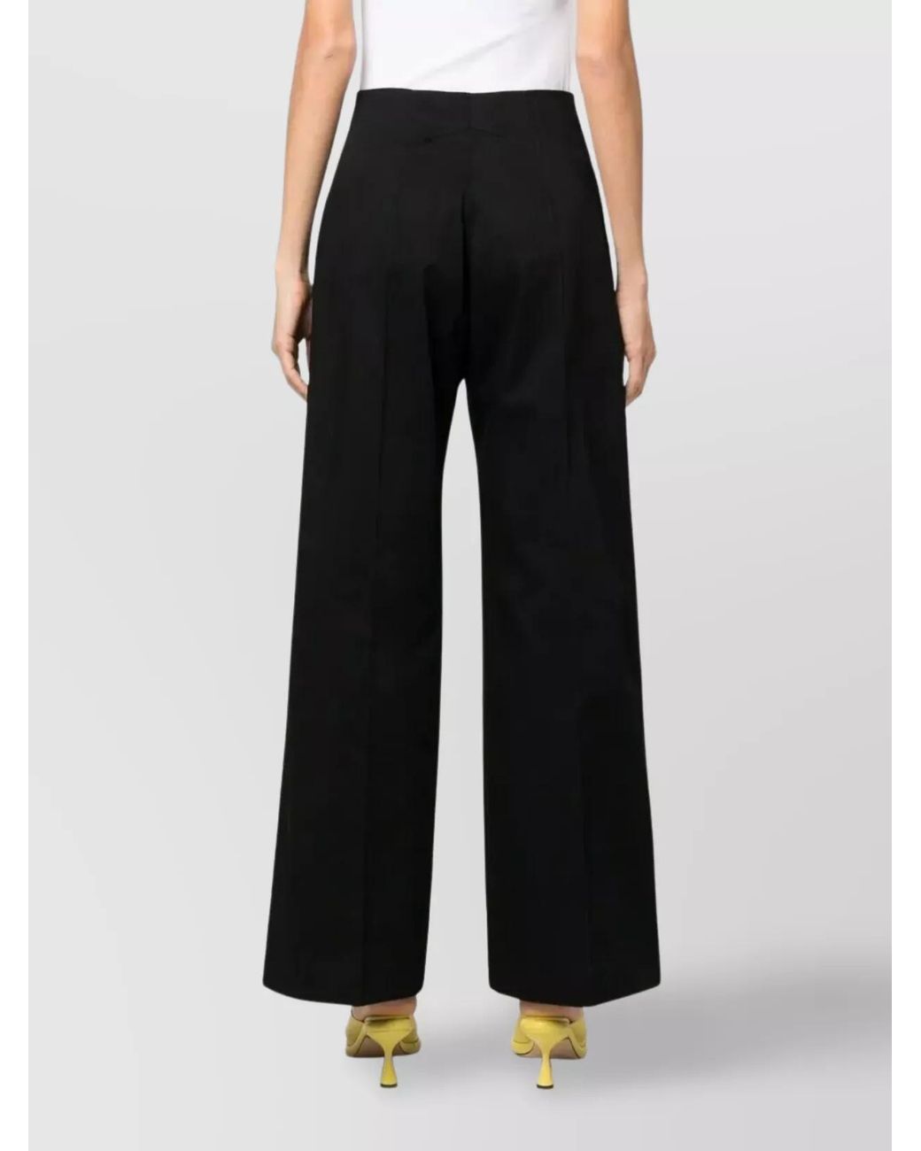 Patou Blue Iconic Wide-Leg Trousers