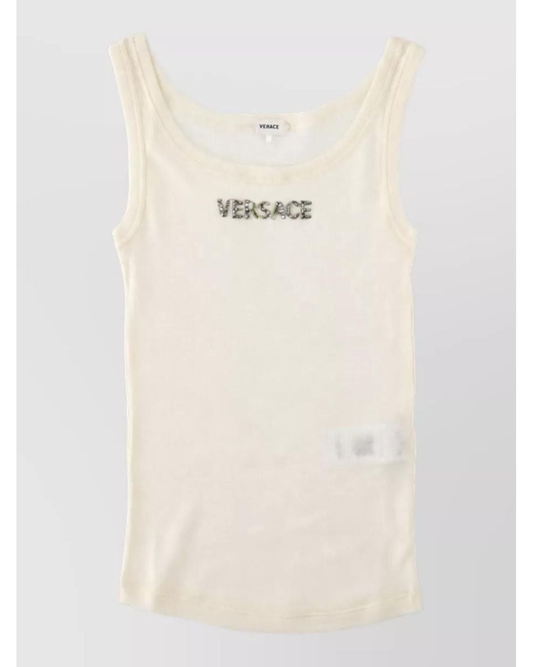 Versace Natural Wool Corset Top